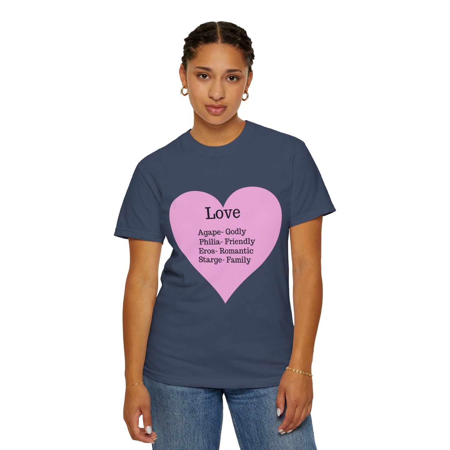 Love-Infused Unisex T-shirt: A Heartfelt Graphic Tee for All Occasions