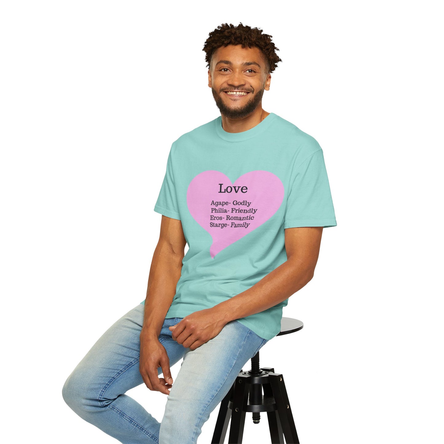 Love-Infused Unisex T-shirt: A Heartfelt Graphic Tee for All Occasions