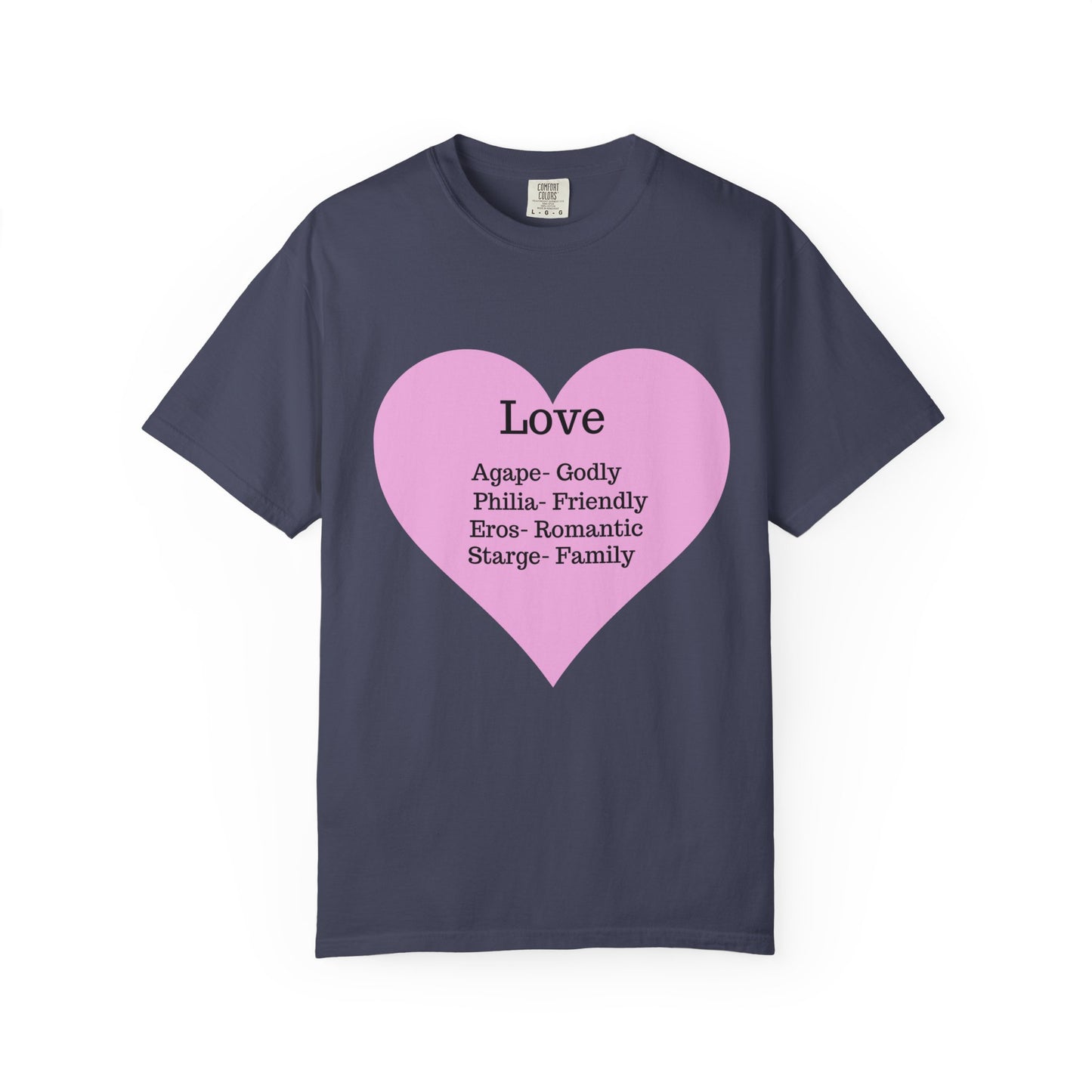 Love-Infused Unisex T-shirt: A Heartfelt Graphic Tee for All Occasions
