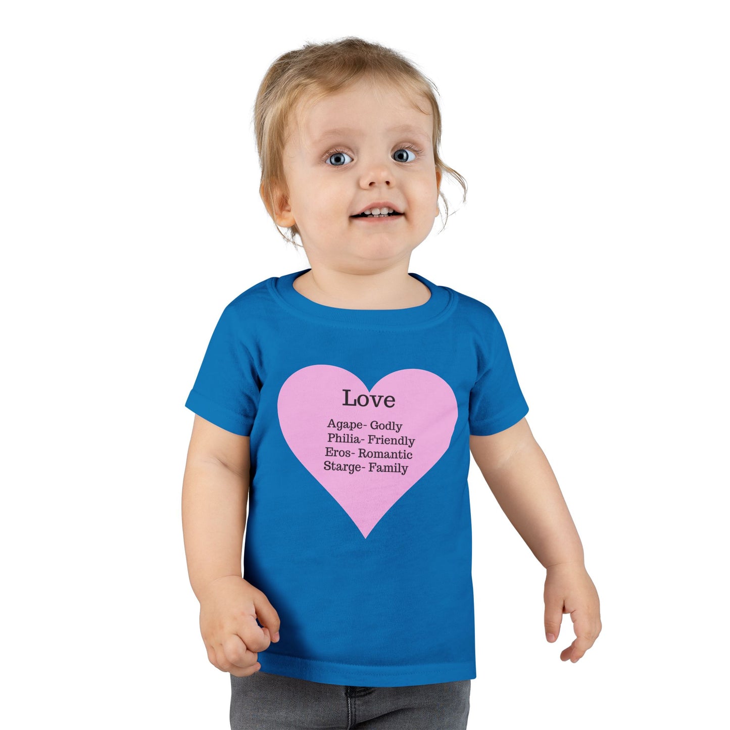 Types of Love Heart Toddler T-Shirt