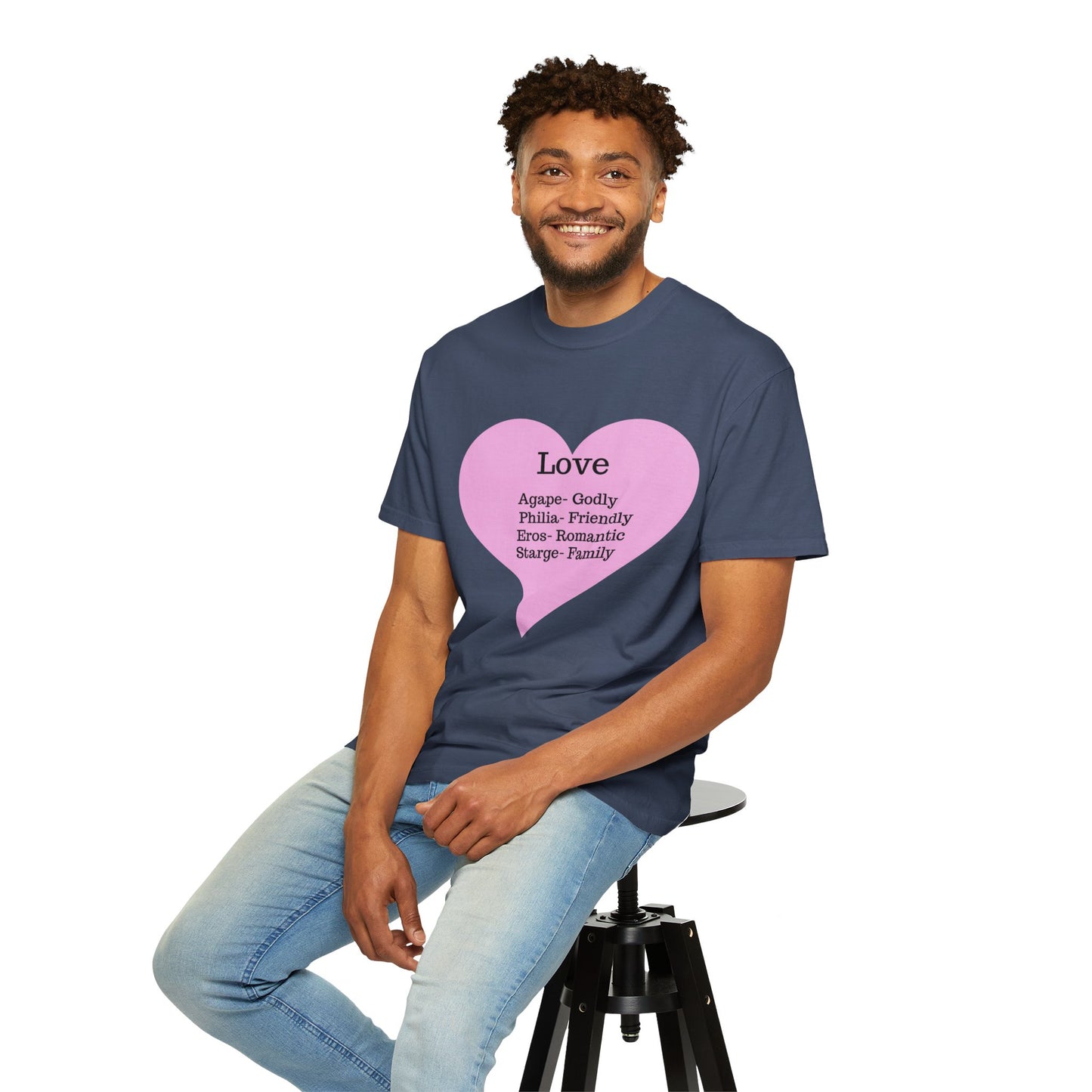 Love-Infused Unisex T-shirt: A Heartfelt Graphic Tee for All Occasions