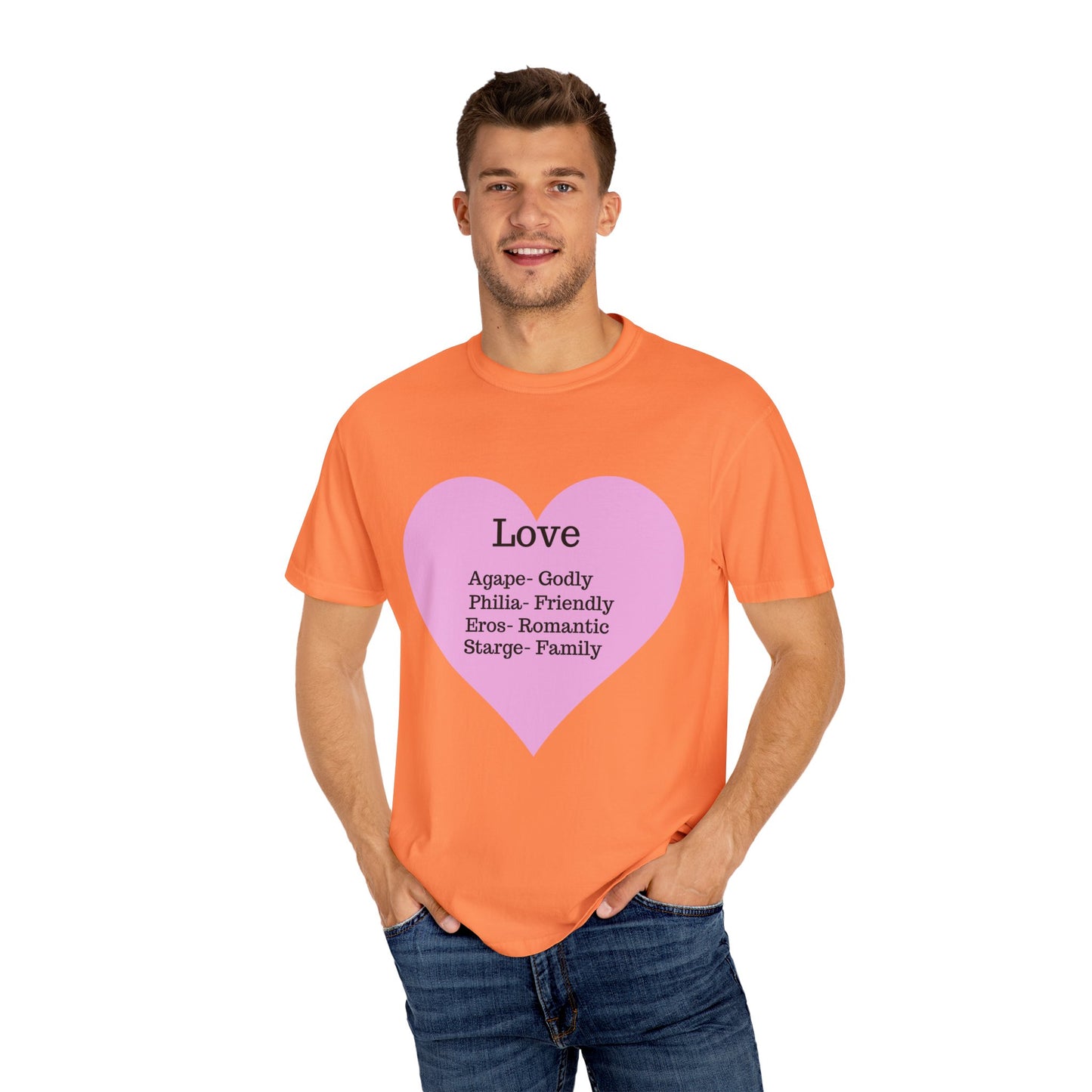 Love-Infused Unisex T-shirt: A Heartfelt Graphic Tee for All Occasions