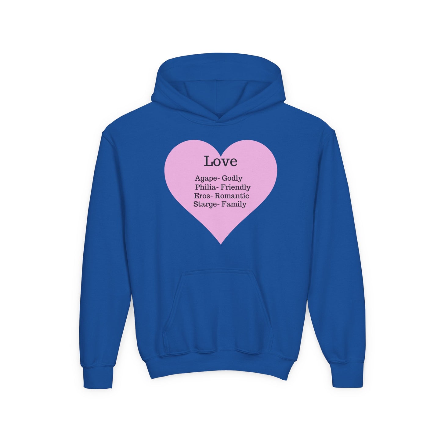The Meaning of Love Kids Hoodie
