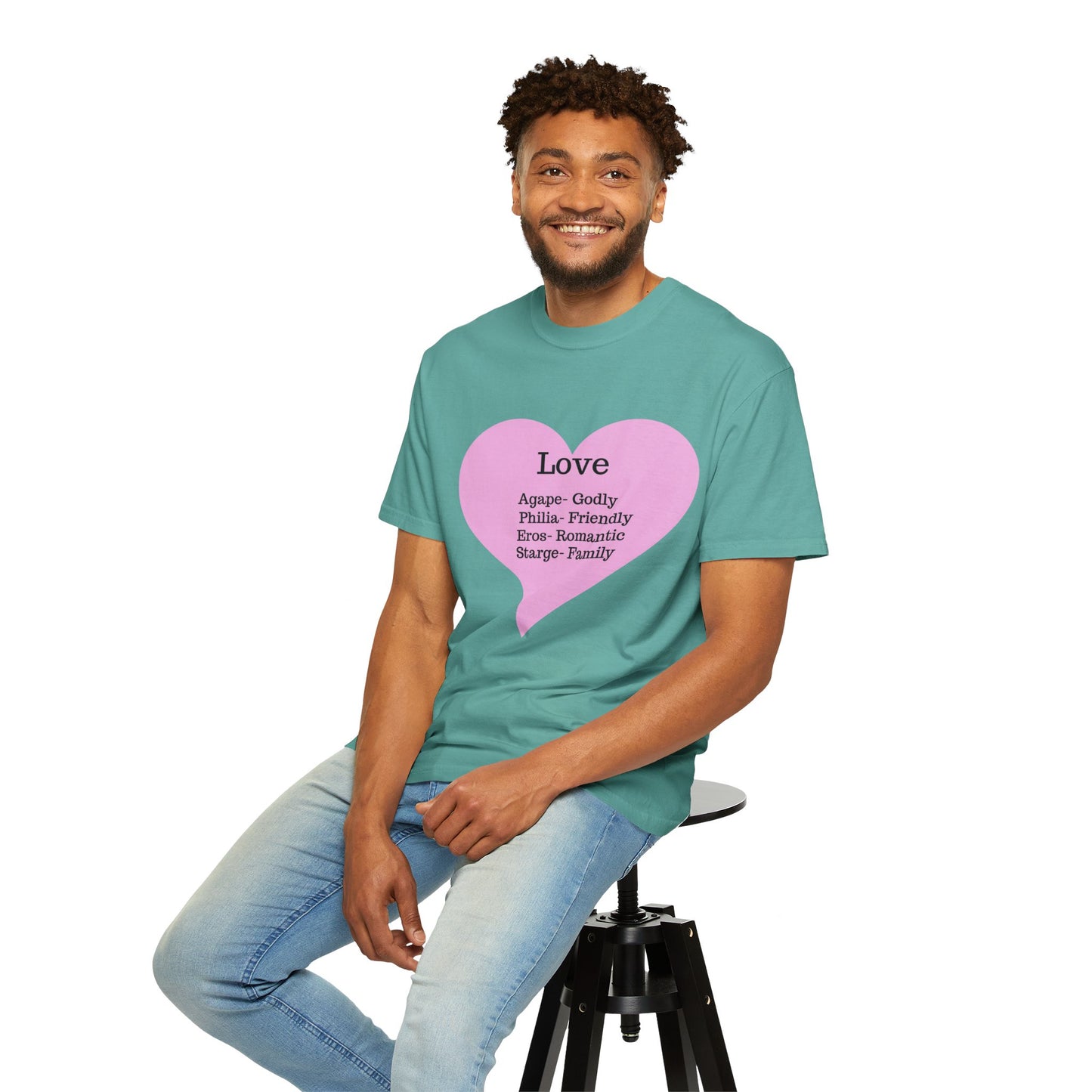 Love-Infused Unisex T-shirt: A Heartfelt Graphic Tee for All Occasions
