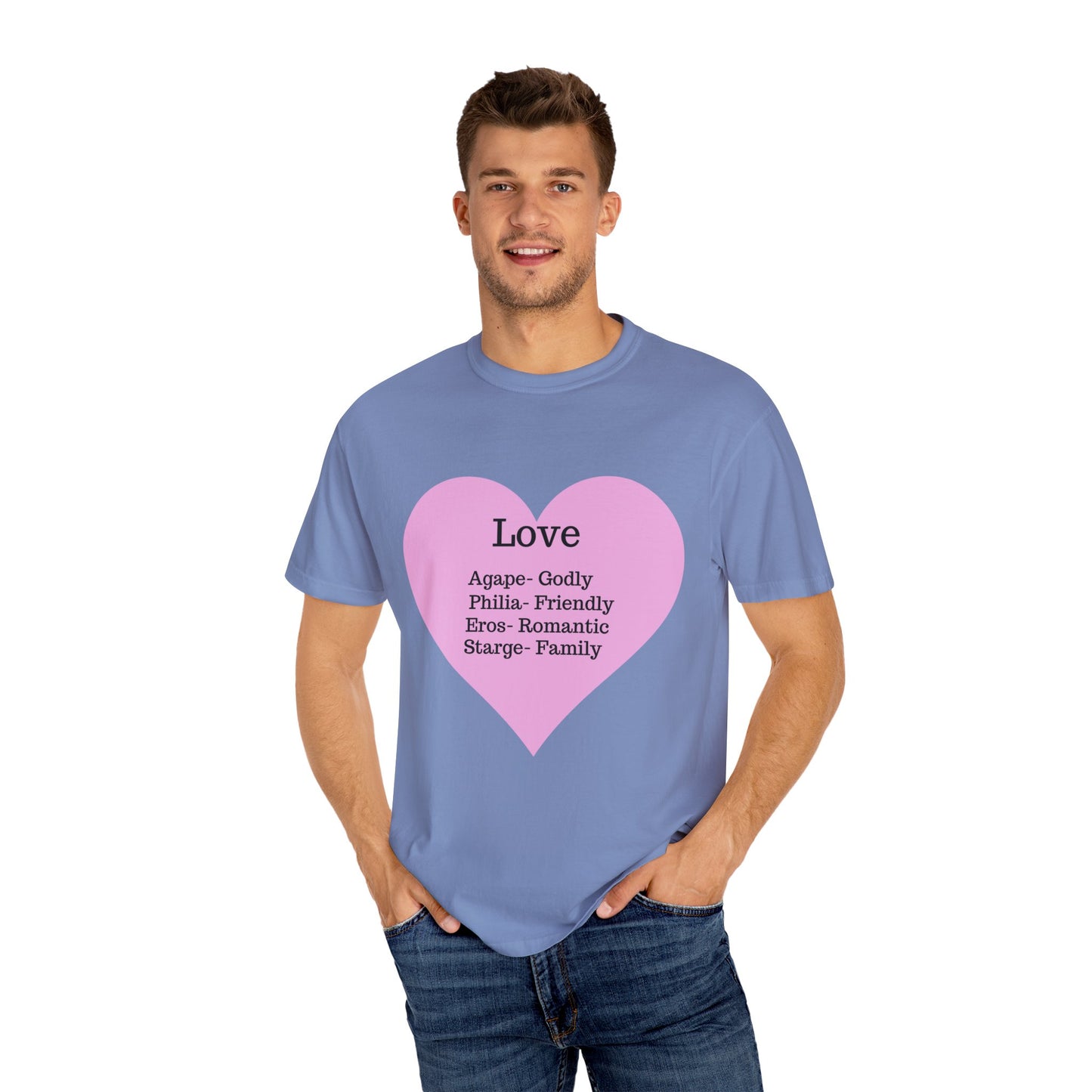 Love-Infused Unisex T-shirt: A Heartfelt Graphic Tee for All Occasions