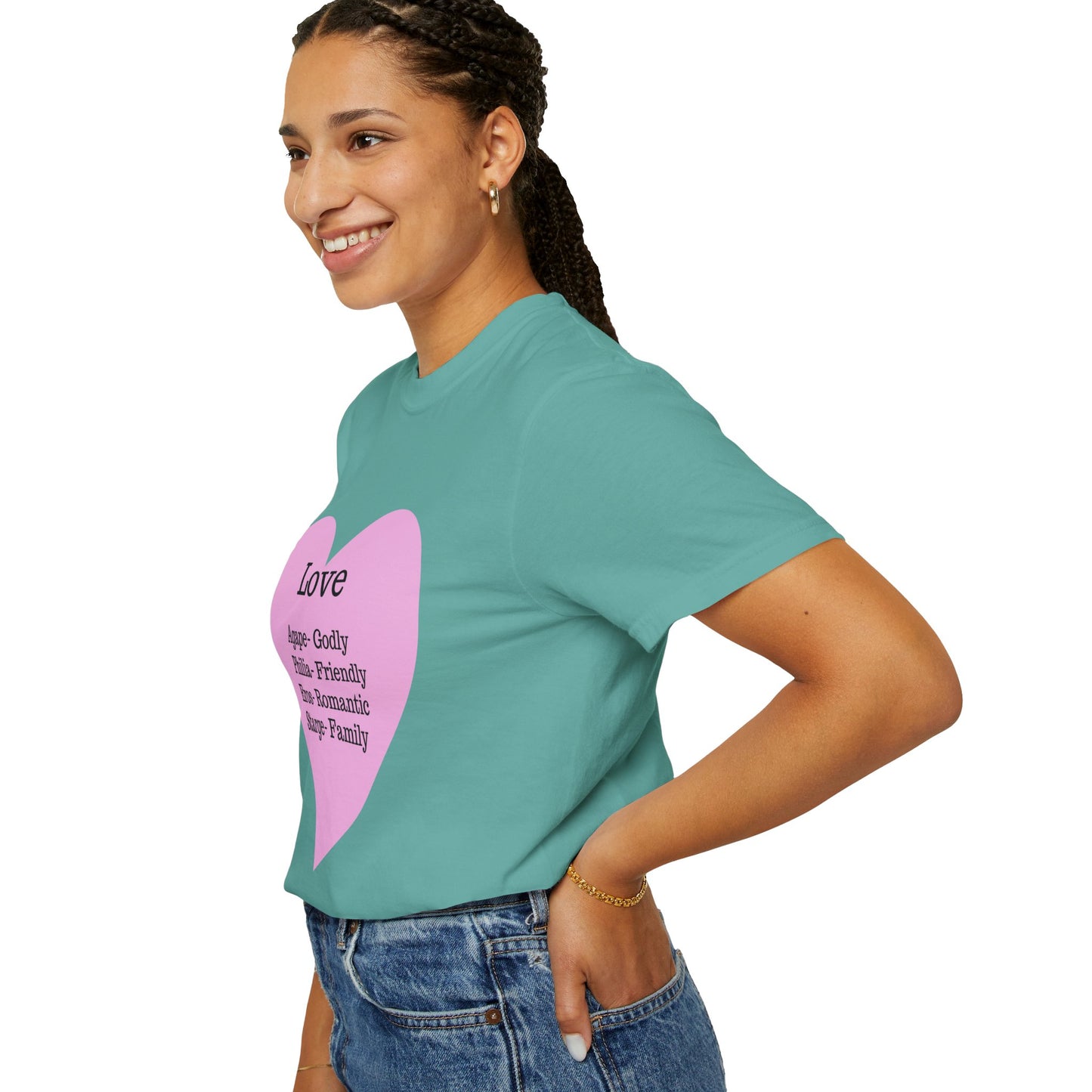 Love-Infused Unisex T-shirt: A Heartfelt Graphic Tee for All Occasions