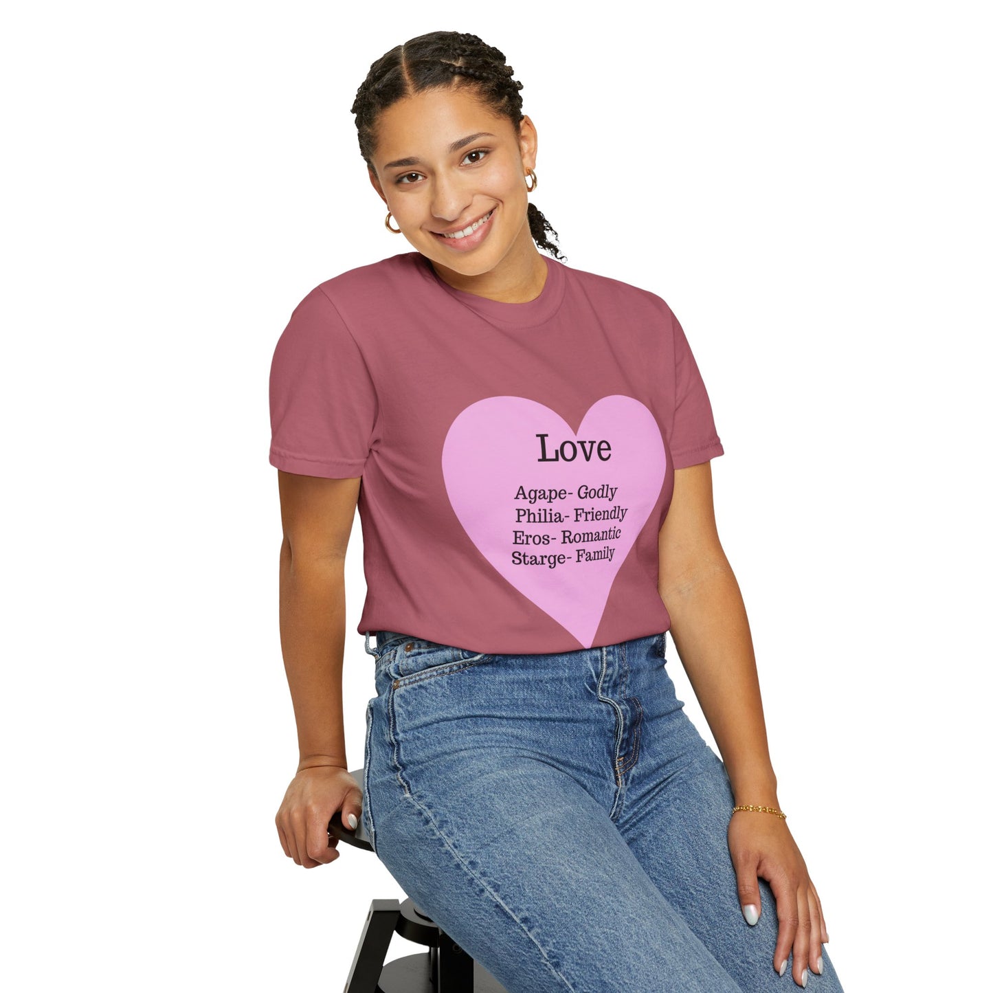 Love-Infused Unisex T-shirt: A Heartfelt Graphic Tee for All Occasions