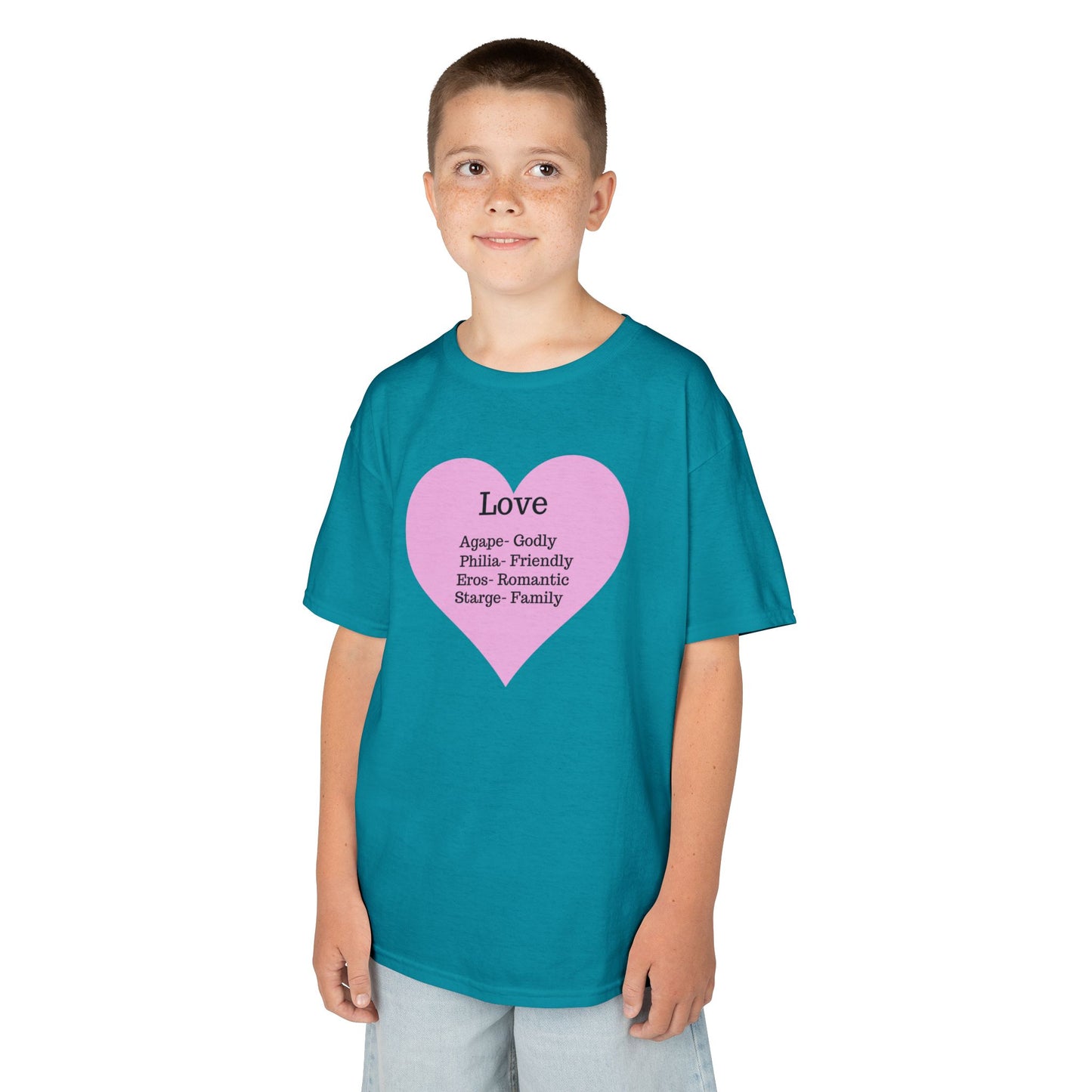 The Meaning of Love Kids T-Shirt | Heart Graphic Tee