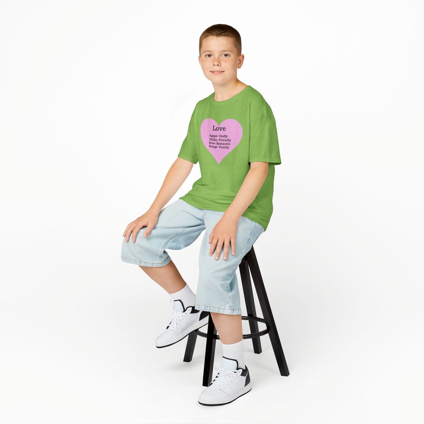 The Meaning of Love Kids T-Shirt | Heart Graphic Tee