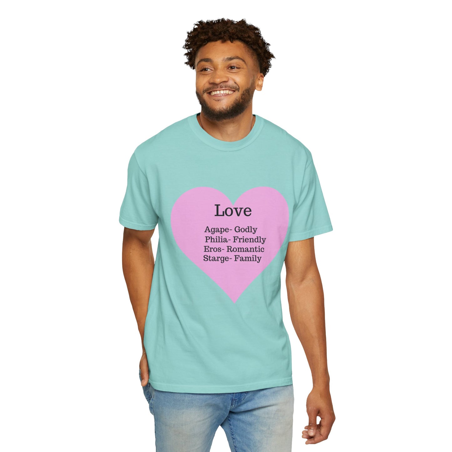 Love-Infused Unisex T-shirt: A Heartfelt Graphic Tee for All Occasions
