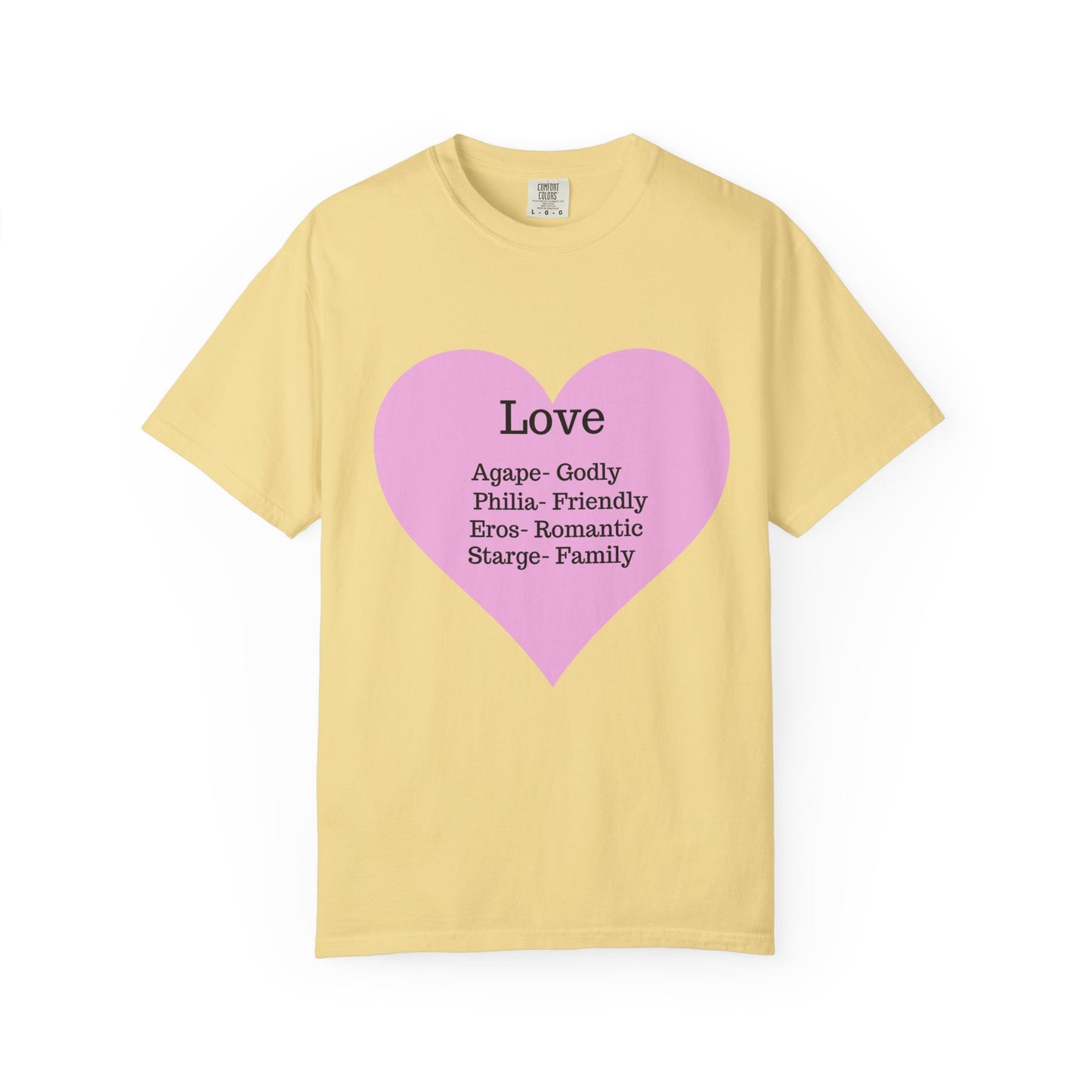 Love-Infused Unisex T-shirt: A Heartfelt Graphic Tee for All Occasions