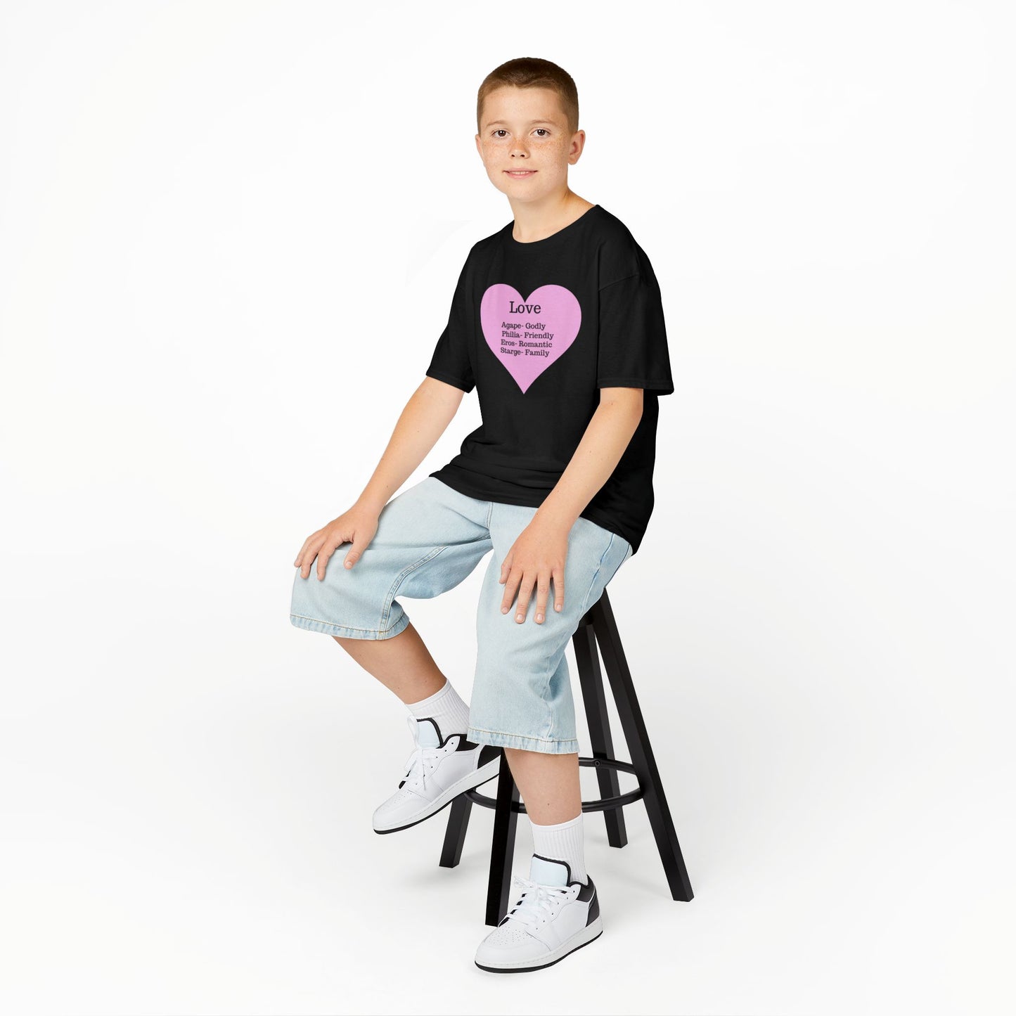 The Meaning of Love Kids T-Shirt | Heart Graphic Tee