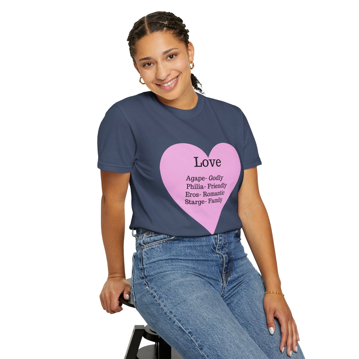 Love-Infused Unisex T-shirt: A Heartfelt Graphic Tee for All Occasions