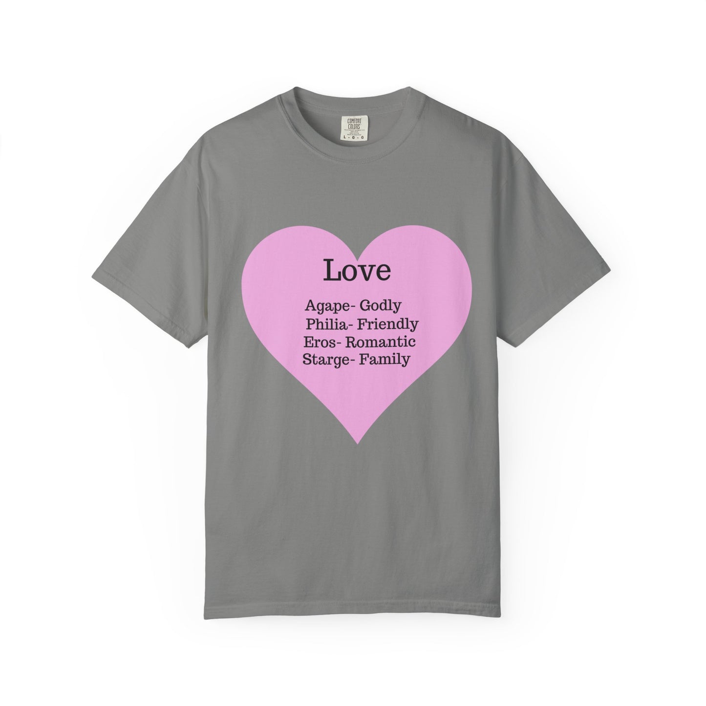 Love-Infused Unisex T-shirt: A Heartfelt Graphic Tee for All Occasions