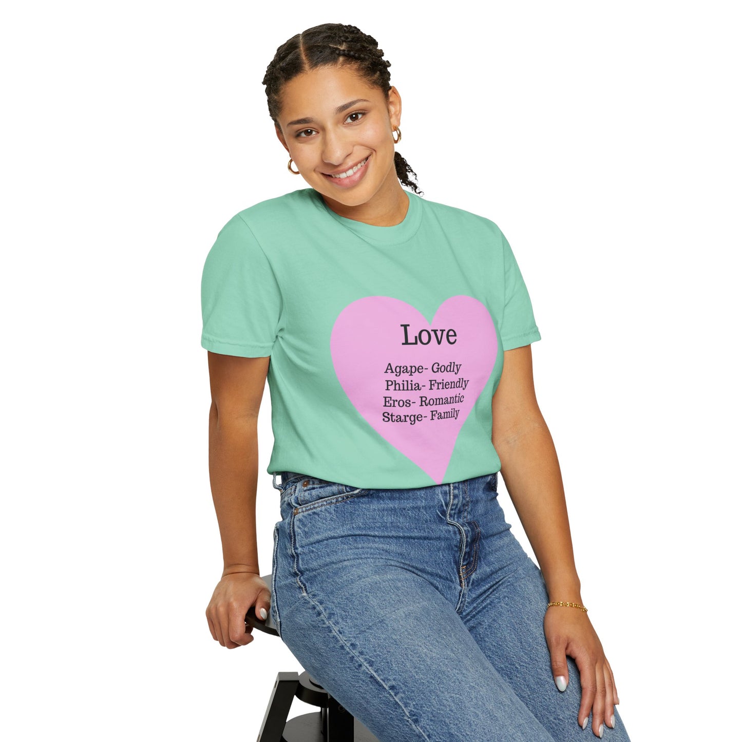 Love-Infused Unisex T-shirt: A Heartfelt Graphic Tee for All Occasions