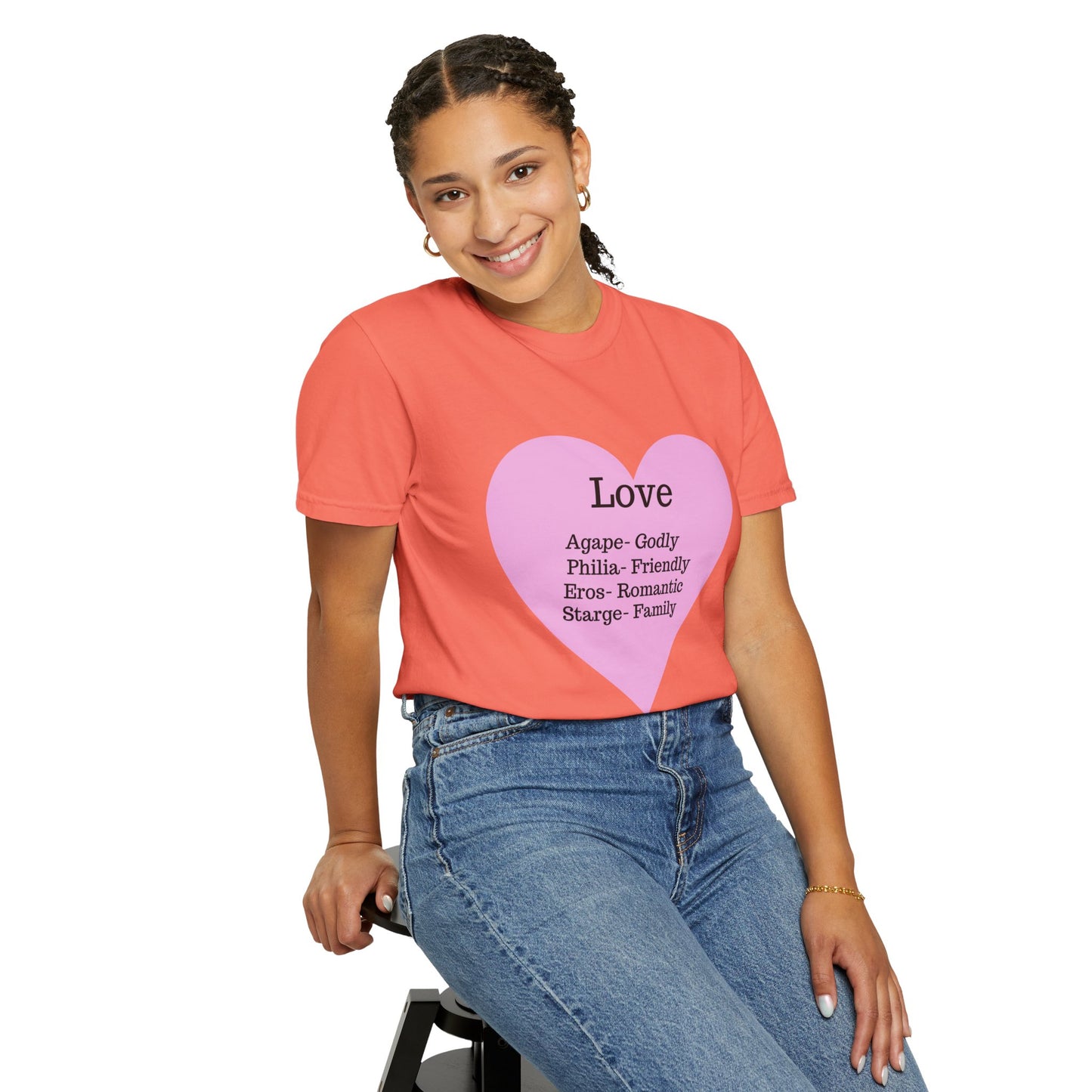 Love-Infused Unisex T-shirt: A Heartfelt Graphic Tee for All Occasions
