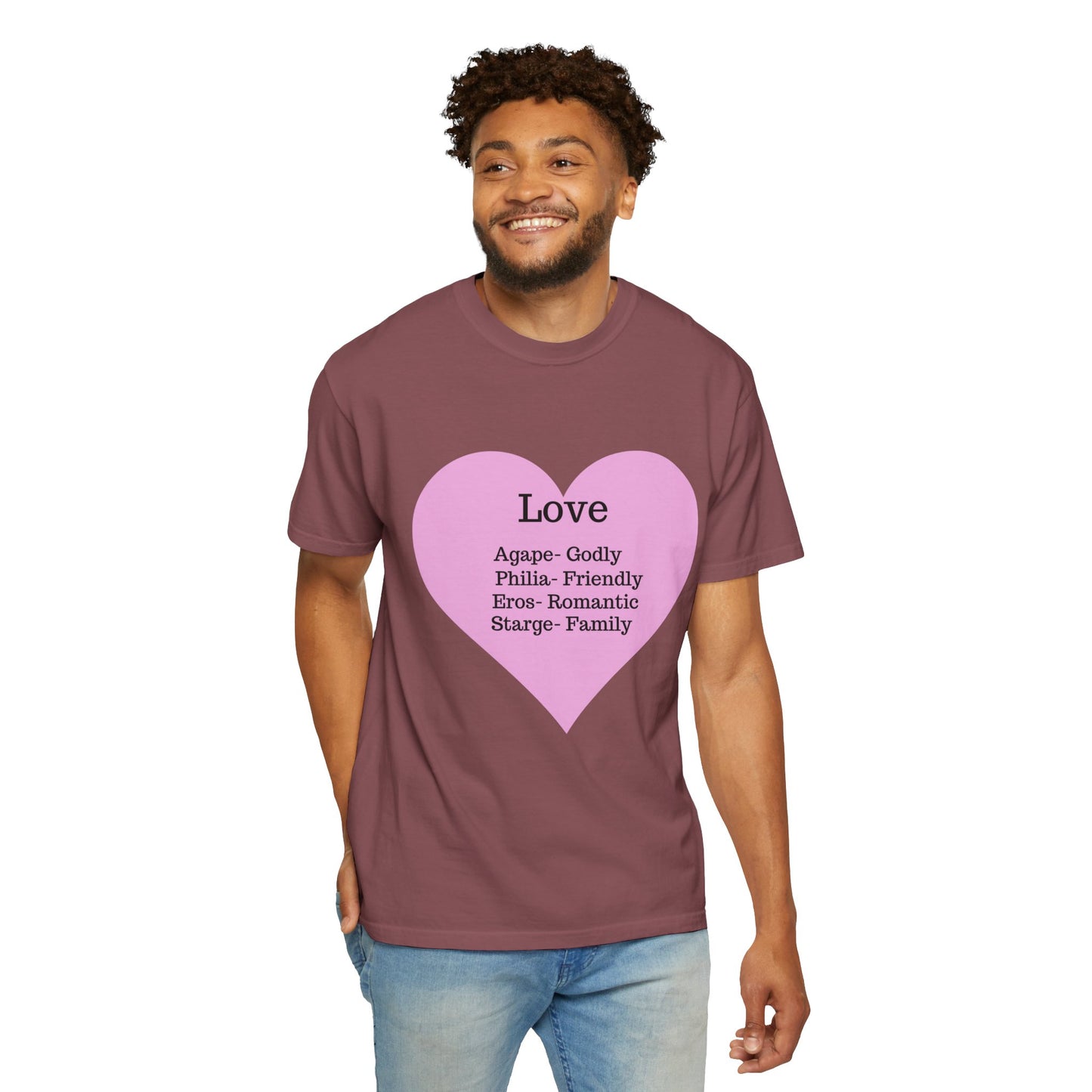 Love-Infused Unisex T-shirt: A Heartfelt Graphic Tee for All Occasions