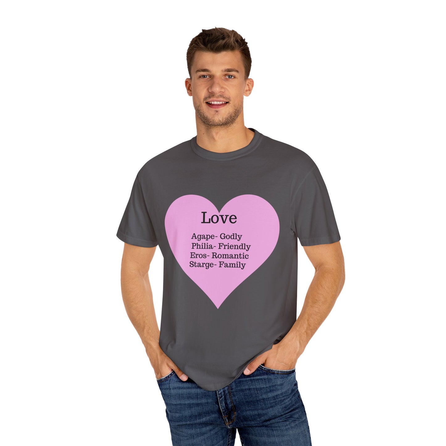 Love-Infused Unisex T-shirt: A Heartfelt Graphic Tee for All Occasions