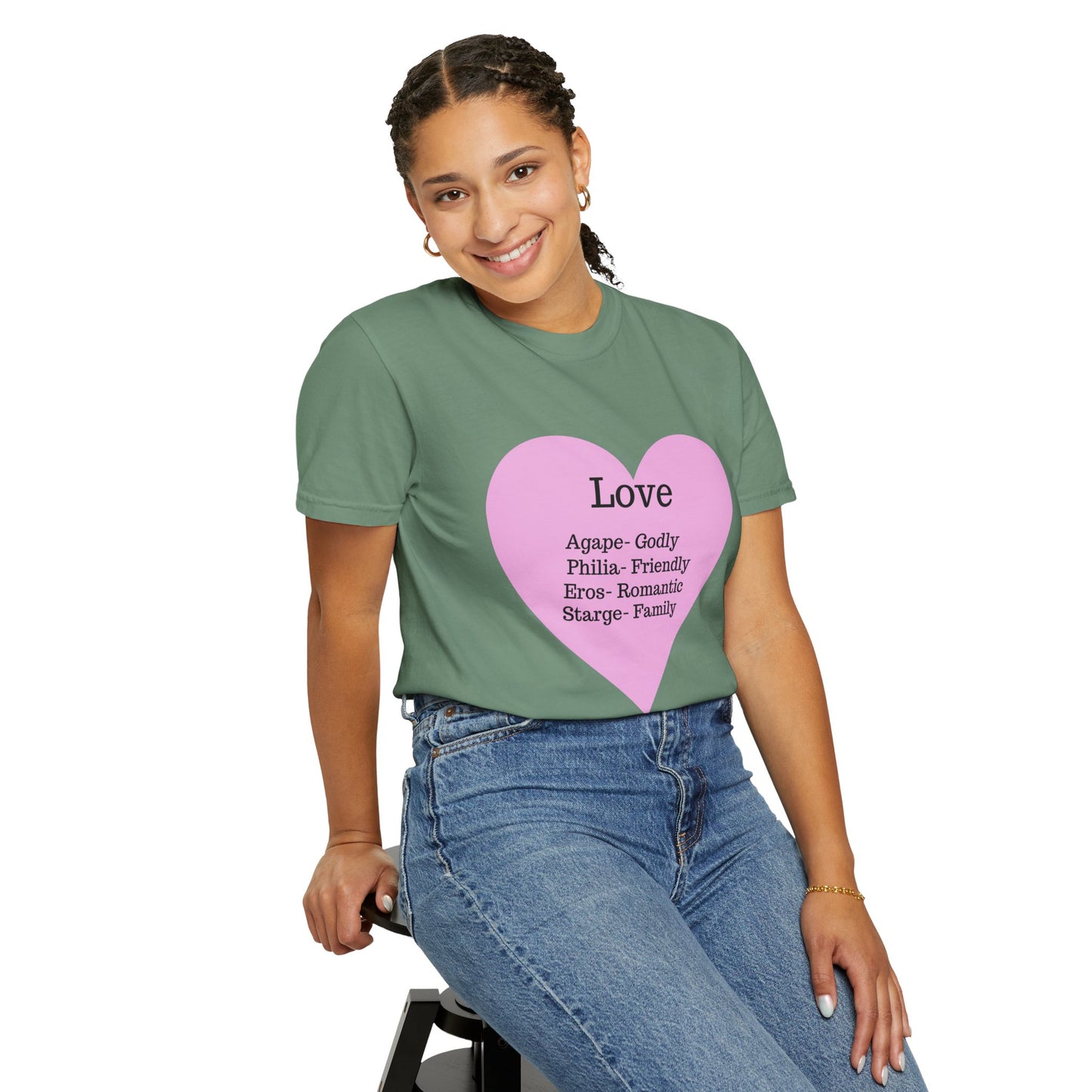 Love-Infused Unisex T-shirt: A Heartfelt Graphic Tee for All Occasions