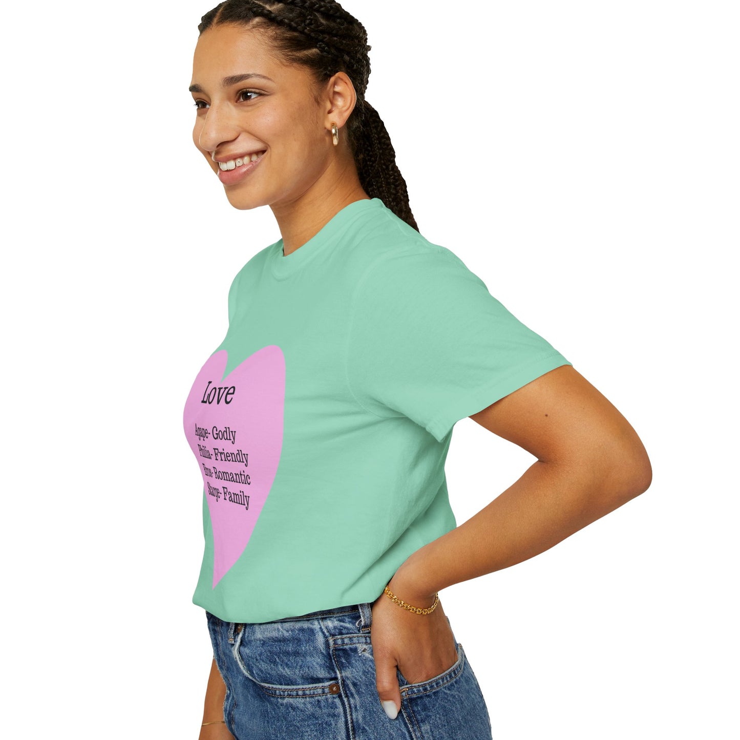 Love-Infused Unisex T-shirt: A Heartfelt Graphic Tee for All Occasions