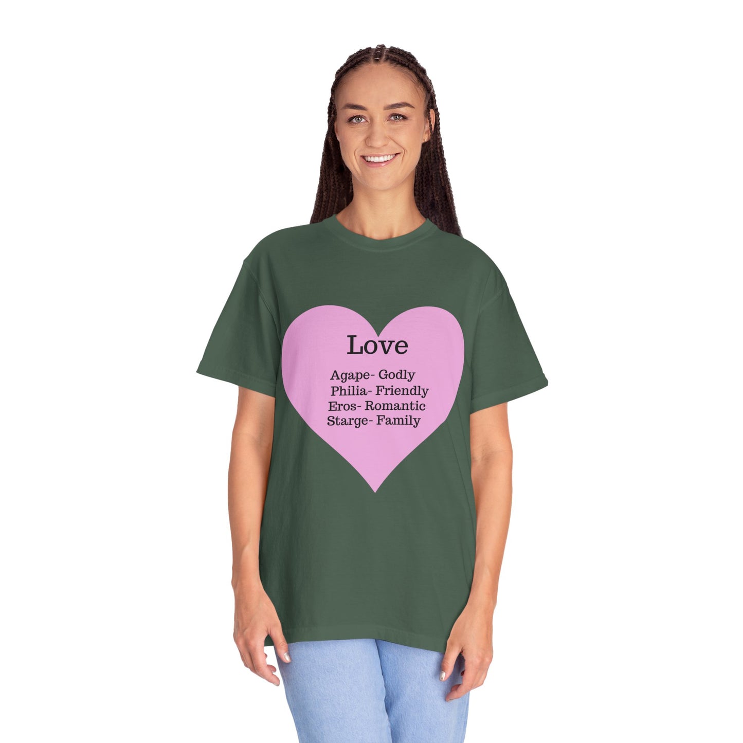 Love-Infused Unisex T-shirt: A Heartfelt Graphic Tee for All Occasions