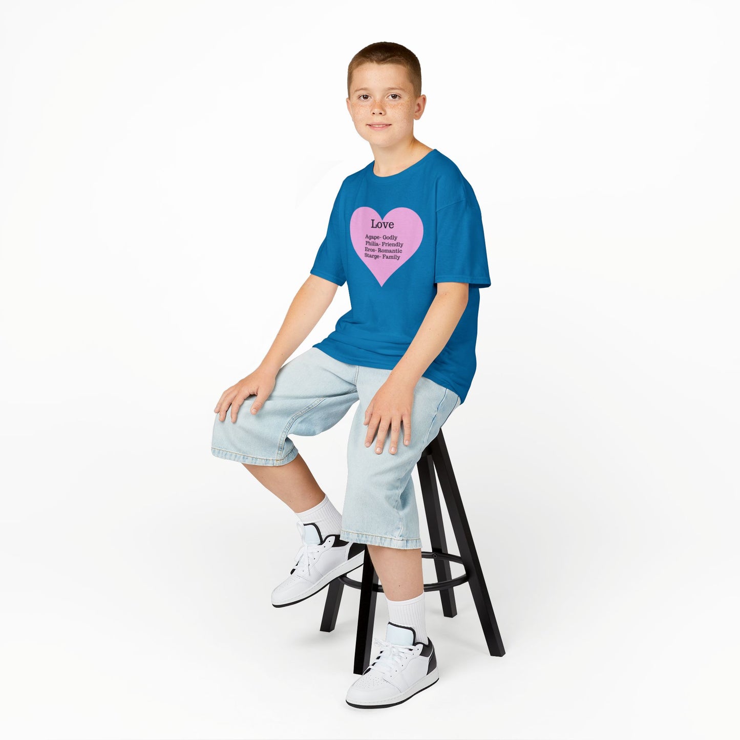 The Meaning of Love Kids T-Shirt | Heart Graphic Tee