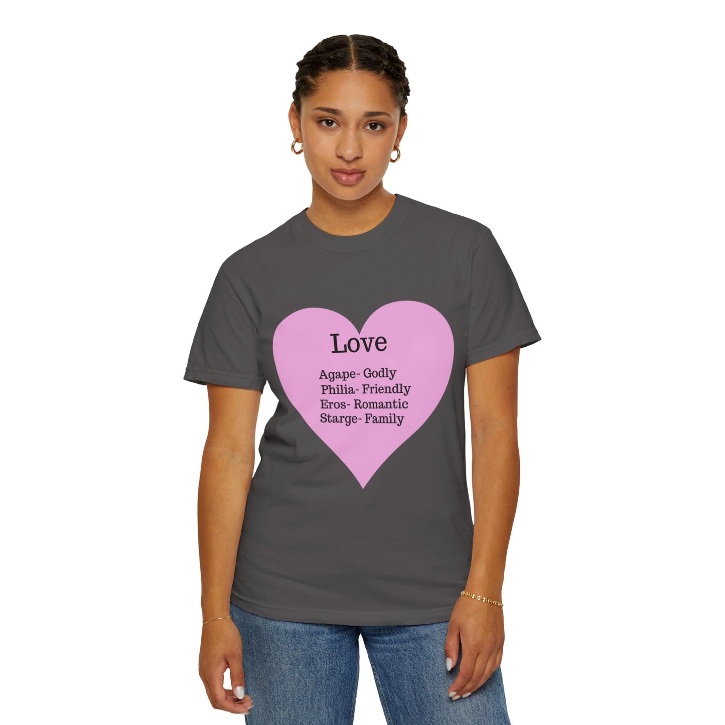 Love-Infused Unisex T-shirt: A Heartfelt Graphic Tee for All Occasions