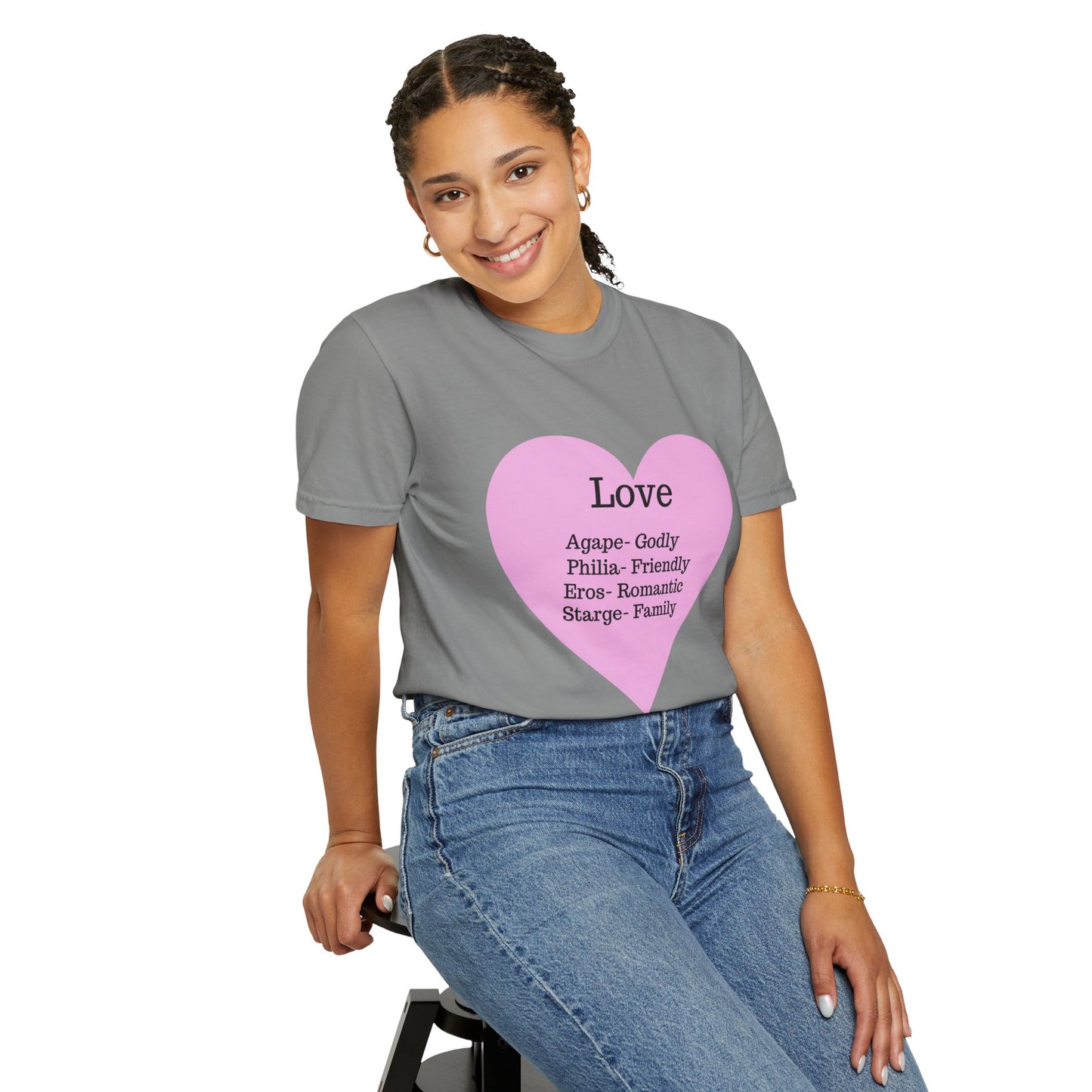 Love-Infused Unisex T-shirt: A Heartfelt Graphic Tee for All Occasions