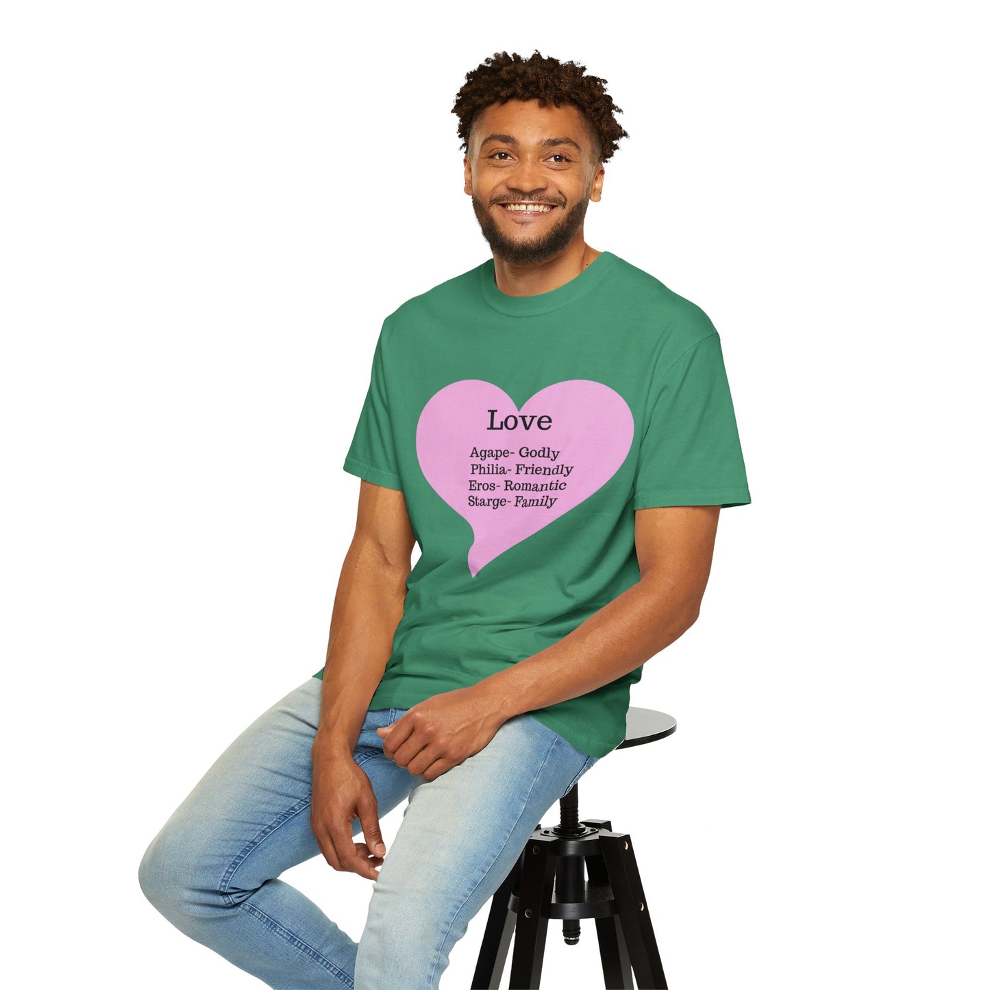 Love-Infused Unisex T-shirt: A Heartfelt Graphic Tee for All Occasions