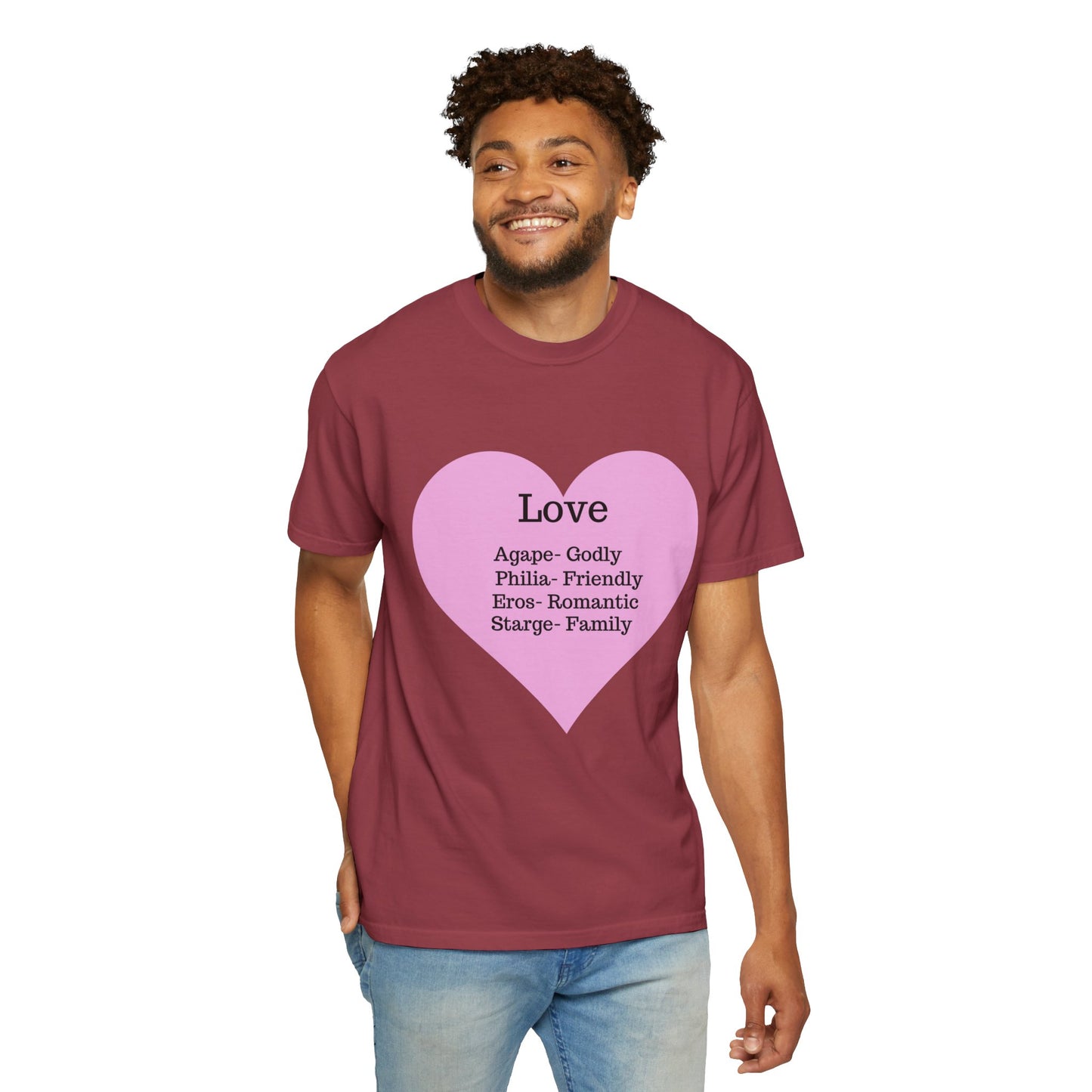 Love-Infused Unisex T-shirt: A Heartfelt Graphic Tee for All Occasions