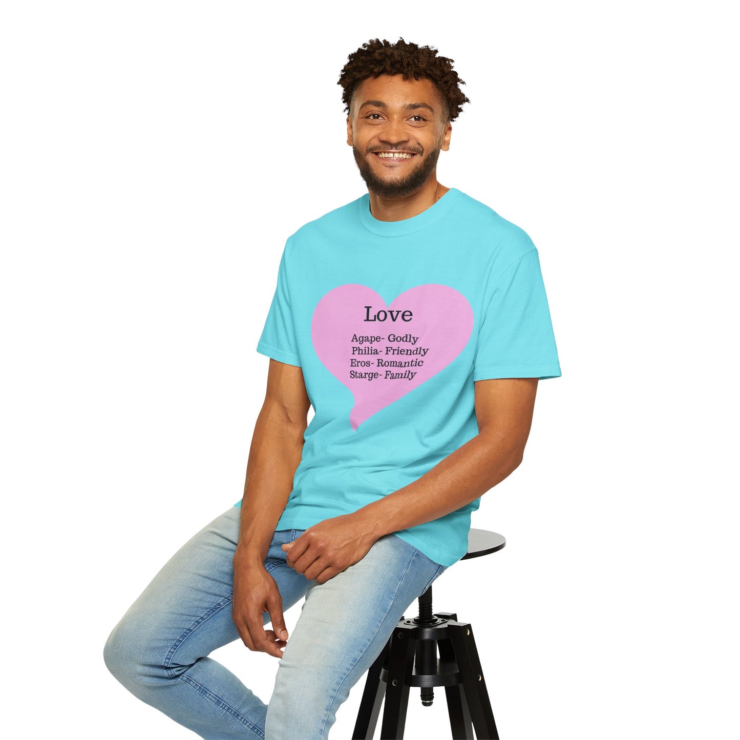 Love-Infused Unisex T-shirt: A Heartfelt Graphic Tee for All Occasions