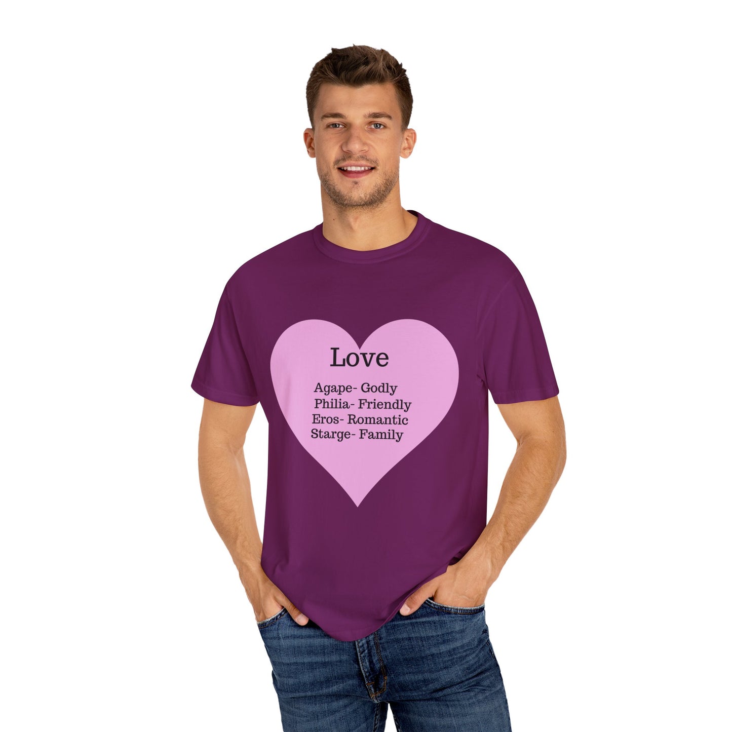 Love-Infused Unisex T-shirt: A Heartfelt Graphic Tee for All Occasions