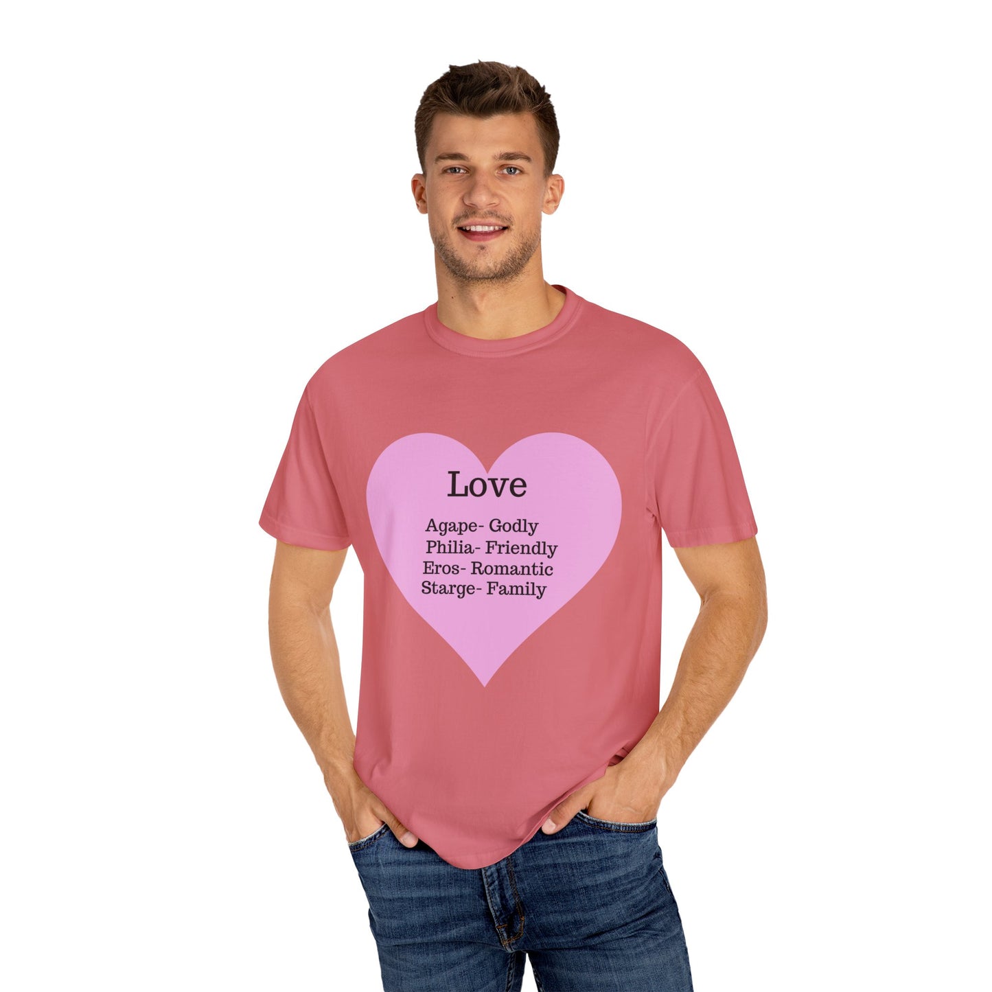 Love-Infused Unisex T-shirt: A Heartfelt Graphic Tee for All Occasions