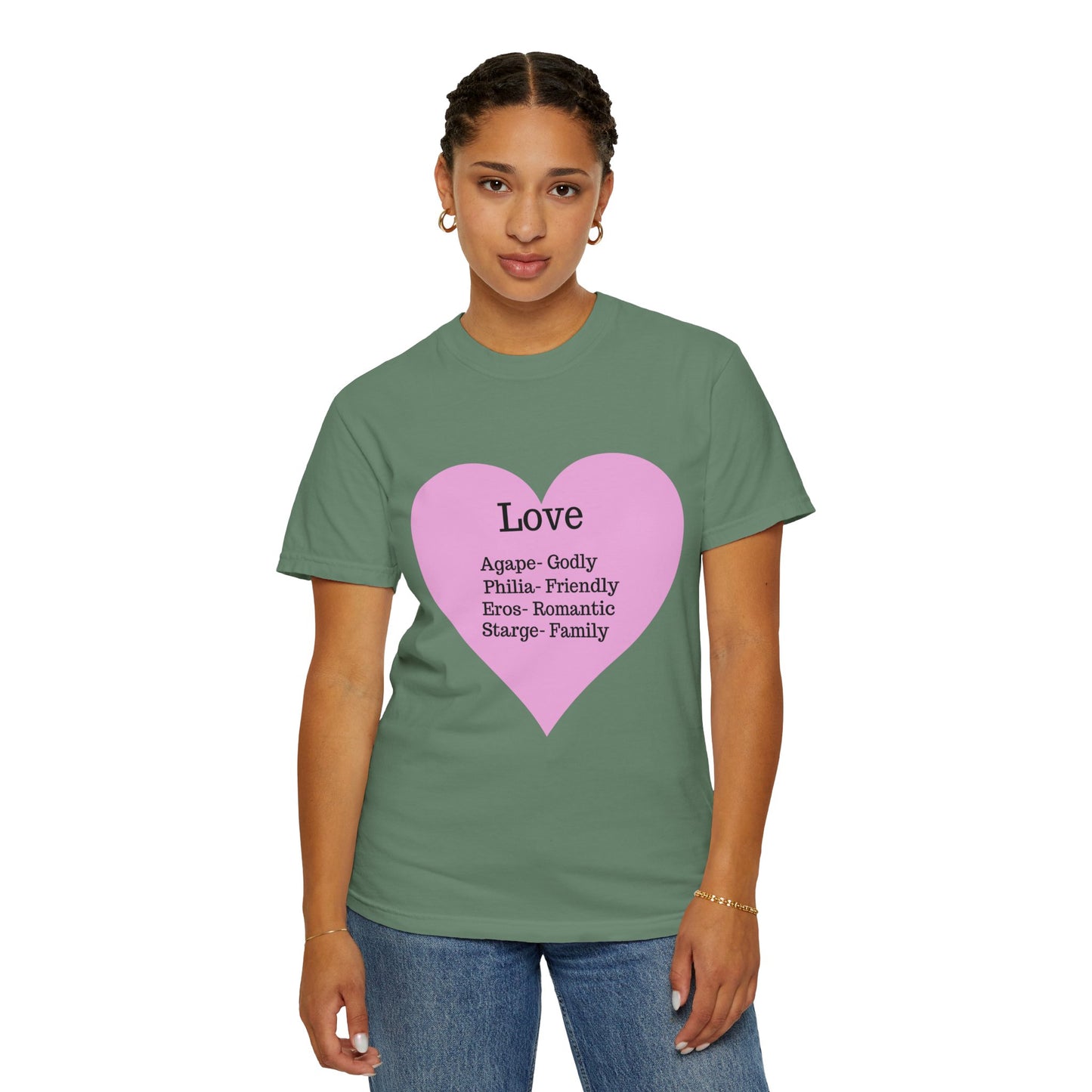 Love-Infused Unisex T-shirt: A Heartfelt Graphic Tee for All Occasions