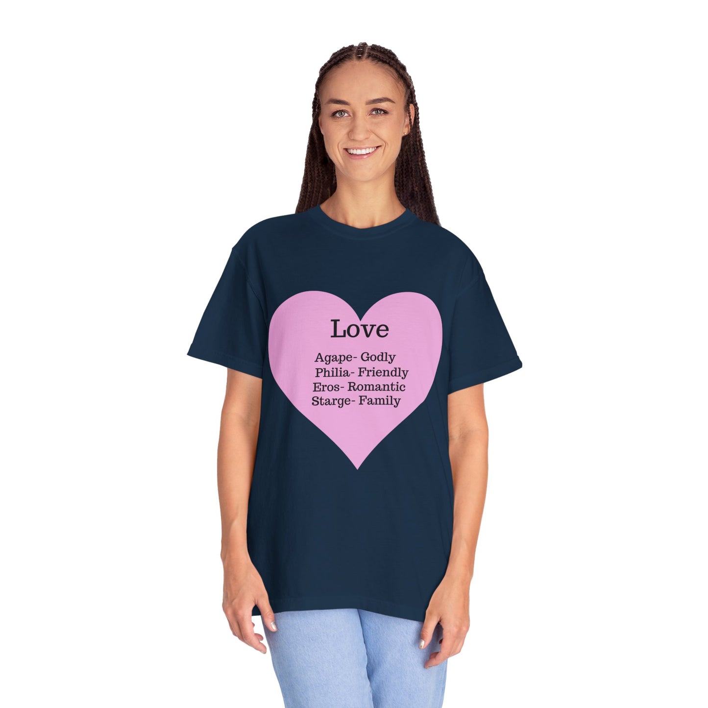 Love-Infused Unisex T-shirt: A Heartfelt Graphic Tee for All Occasions