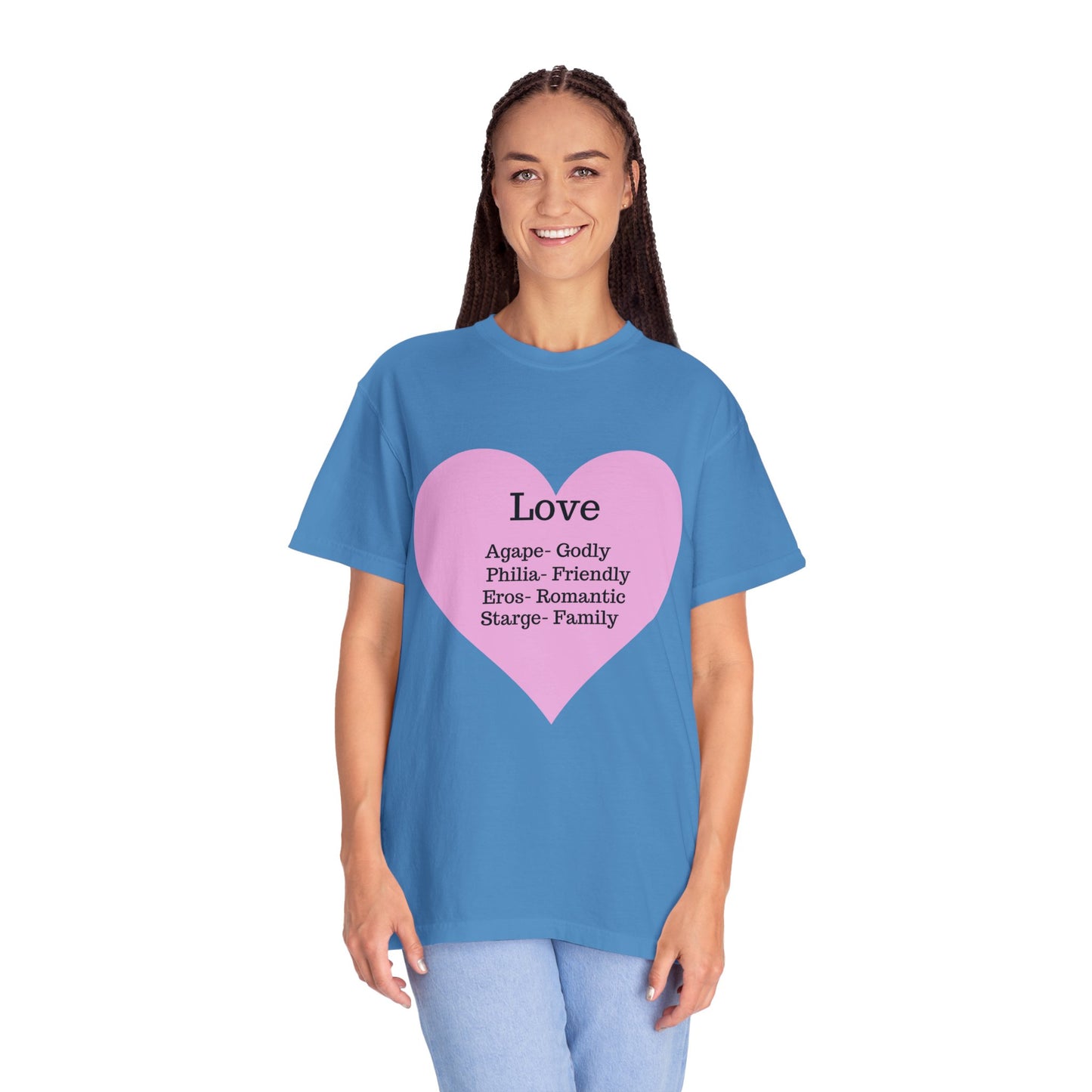 Love-Infused Unisex T-shirt: A Heartfelt Graphic Tee for All Occasions