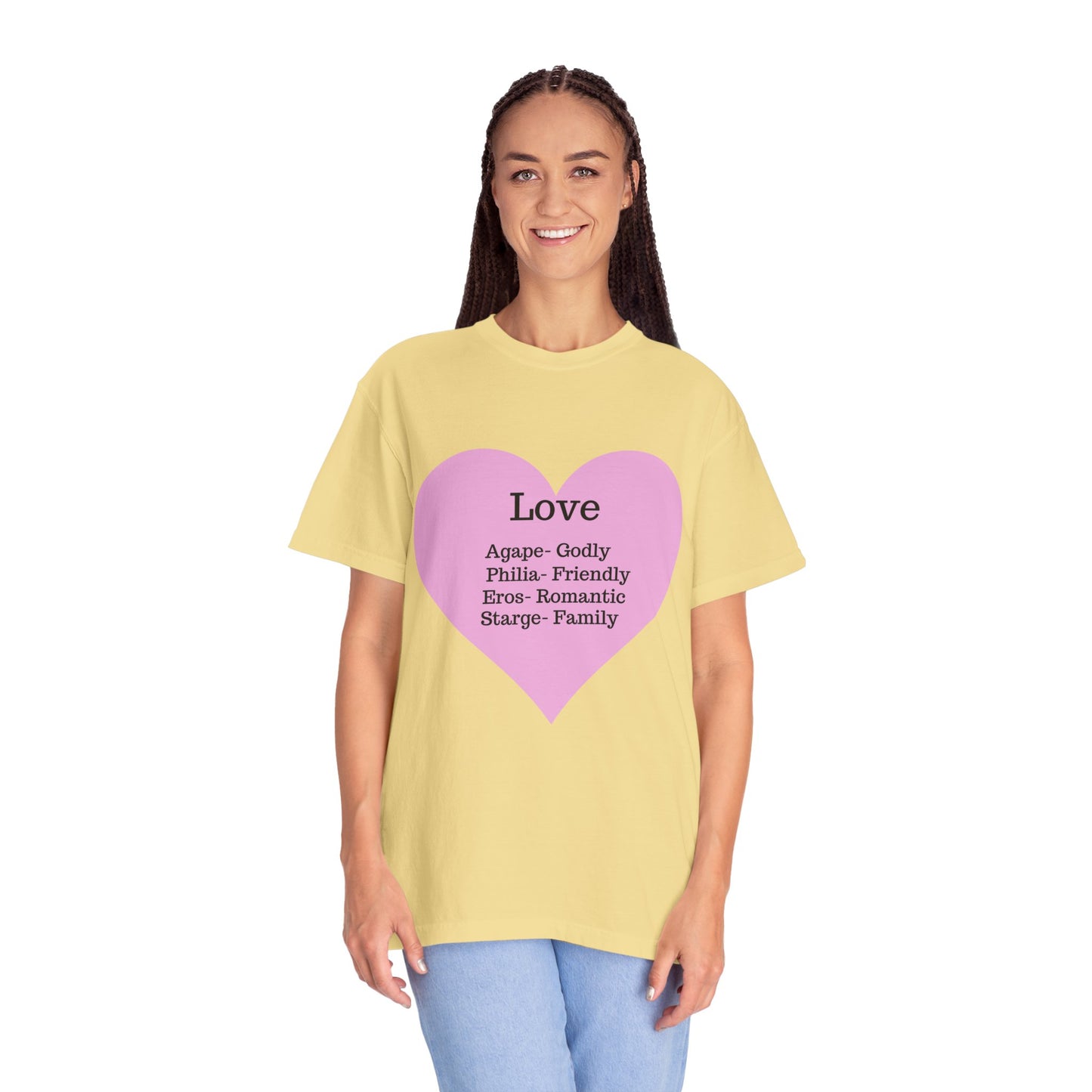 Love-Infused Unisex T-shirt: A Heartfelt Graphic Tee for All Occasions