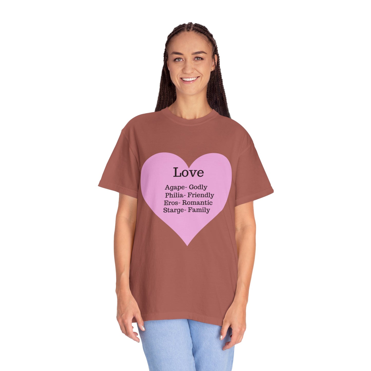 Love-Infused Unisex T-shirt: A Heartfelt Graphic Tee for All Occasions