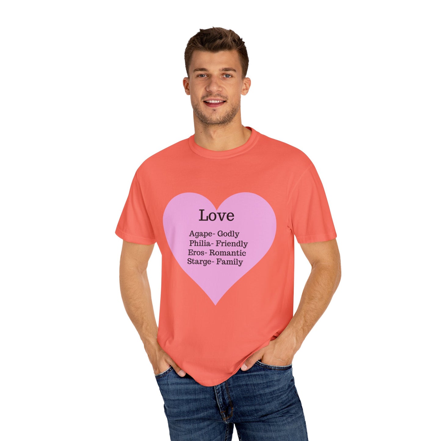 Love-Infused Unisex T-shirt: A Heartfelt Graphic Tee for All Occasions
