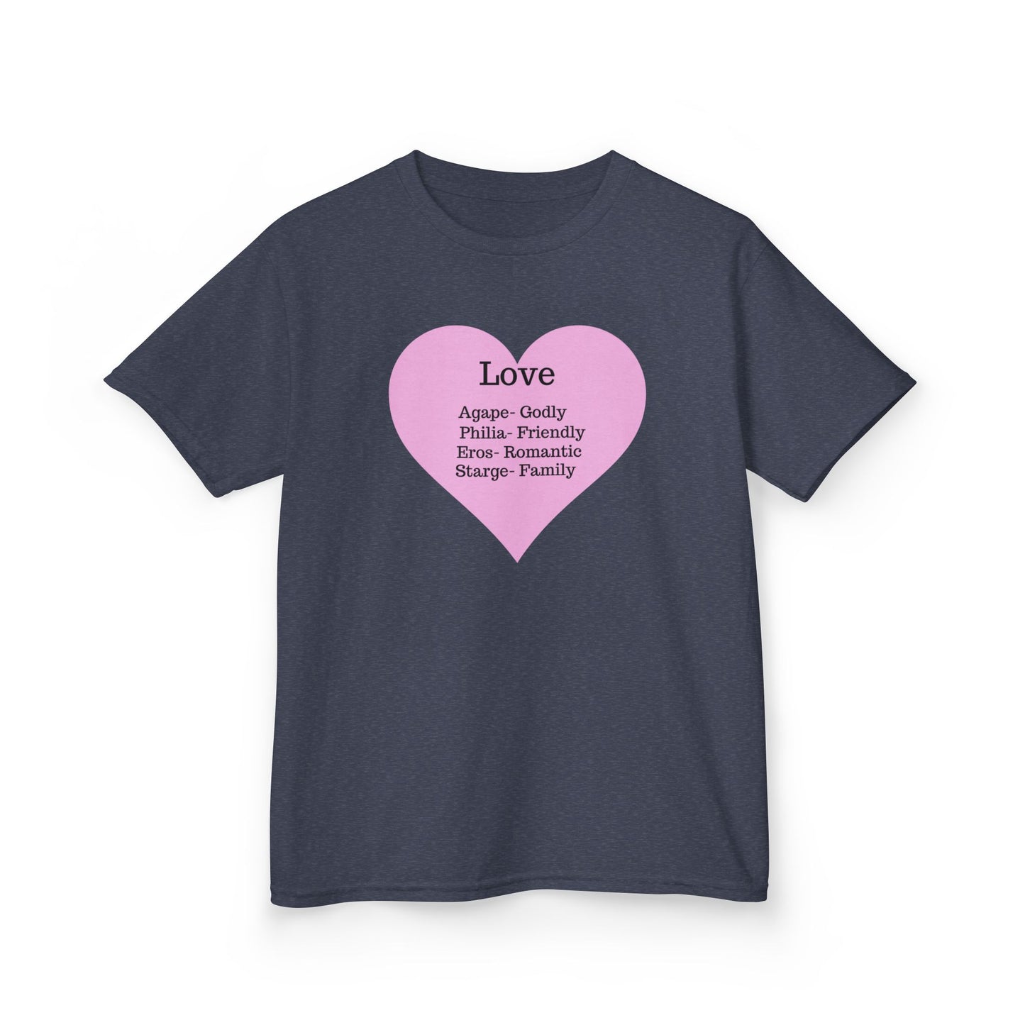 The Meaning of Love Kids T-Shirt | Heart Graphic Tee