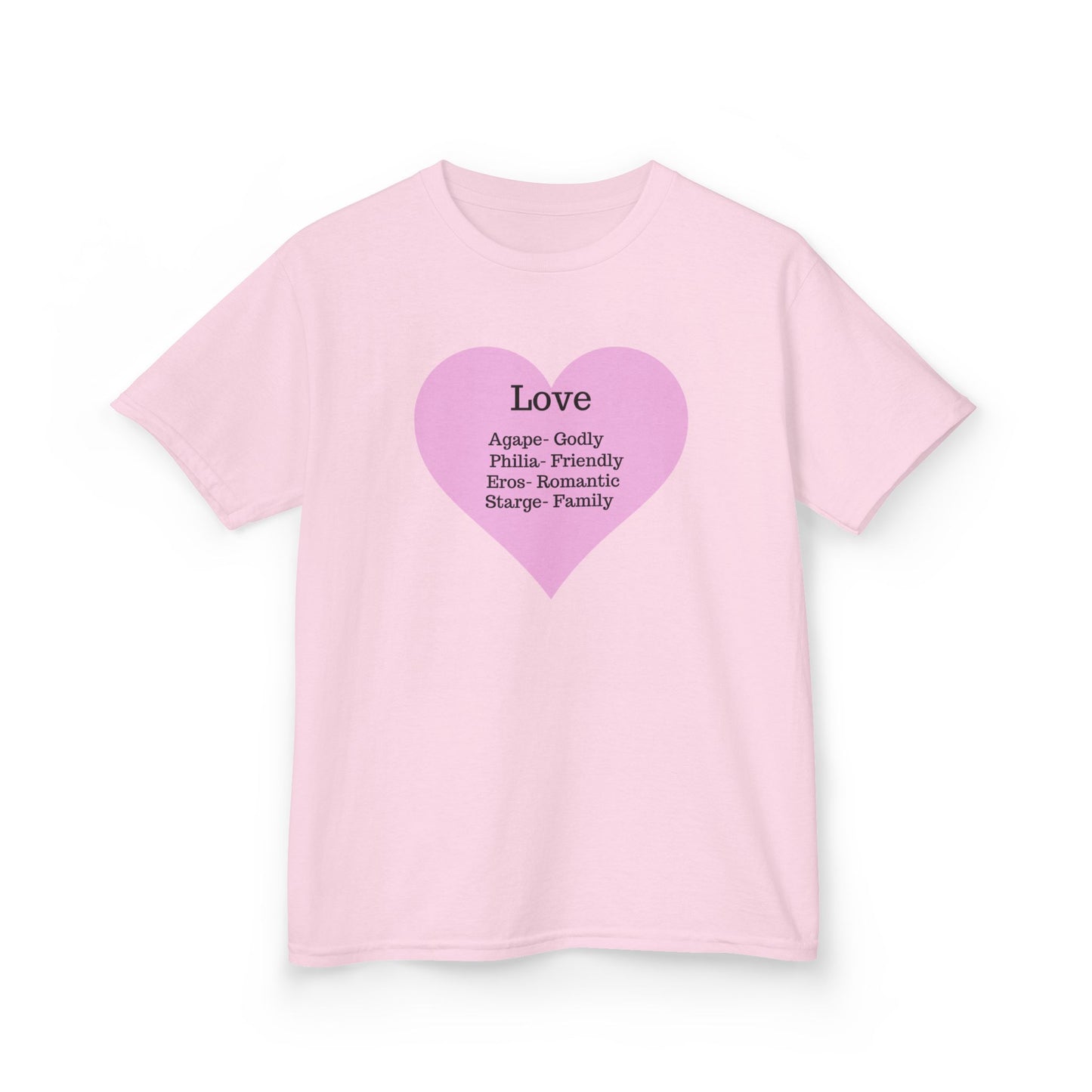 The Meaning of Love Kids T-Shirt | Heart Graphic Tee
