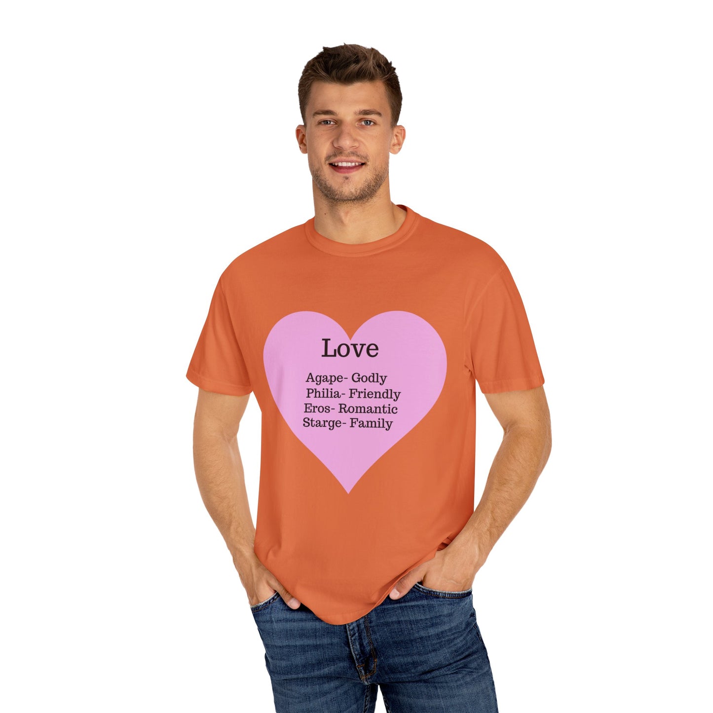 Love-Infused Unisex T-shirt: A Heartfelt Graphic Tee for All Occasions