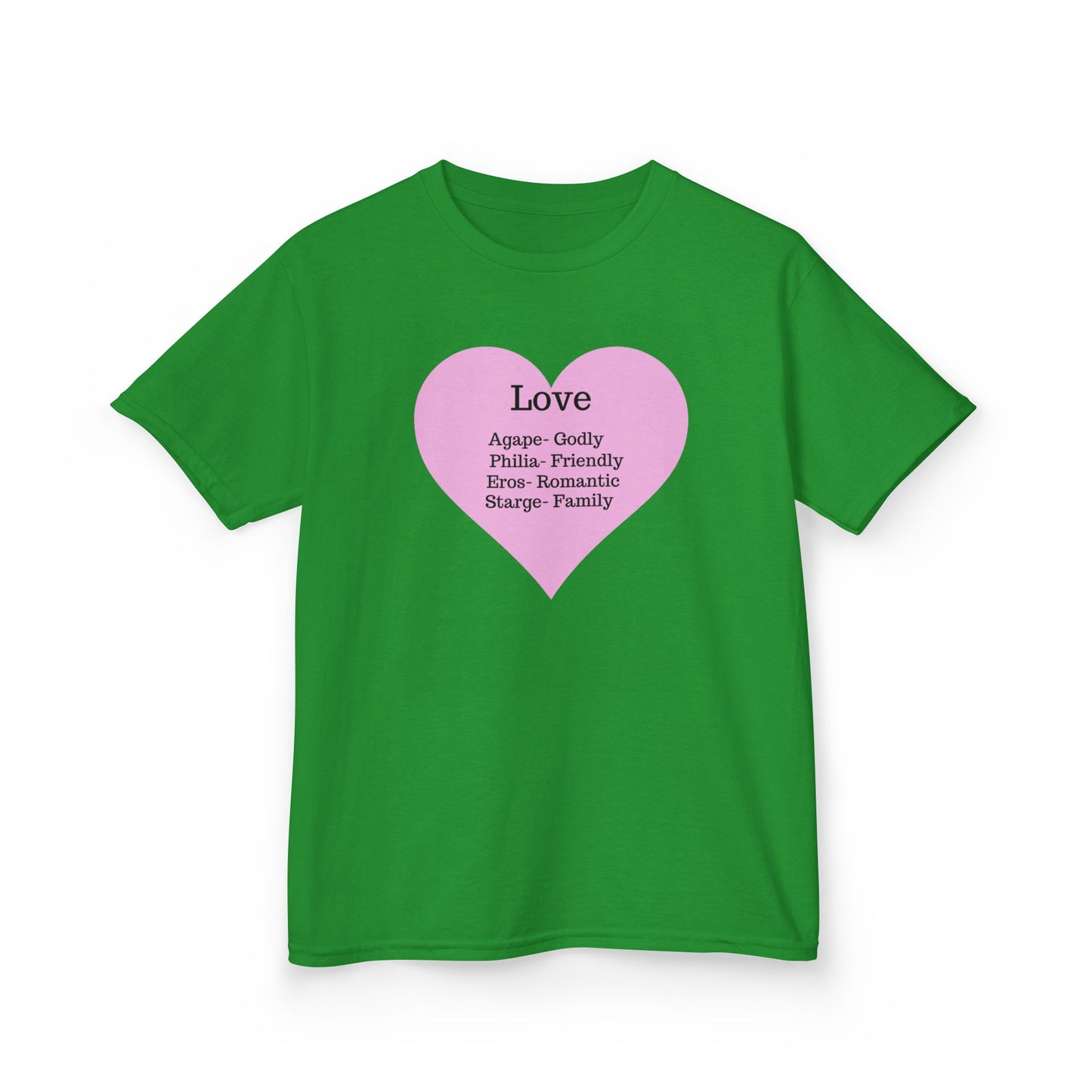 The Meaning of Love Kids T-Shirt | Heart Graphic Tee