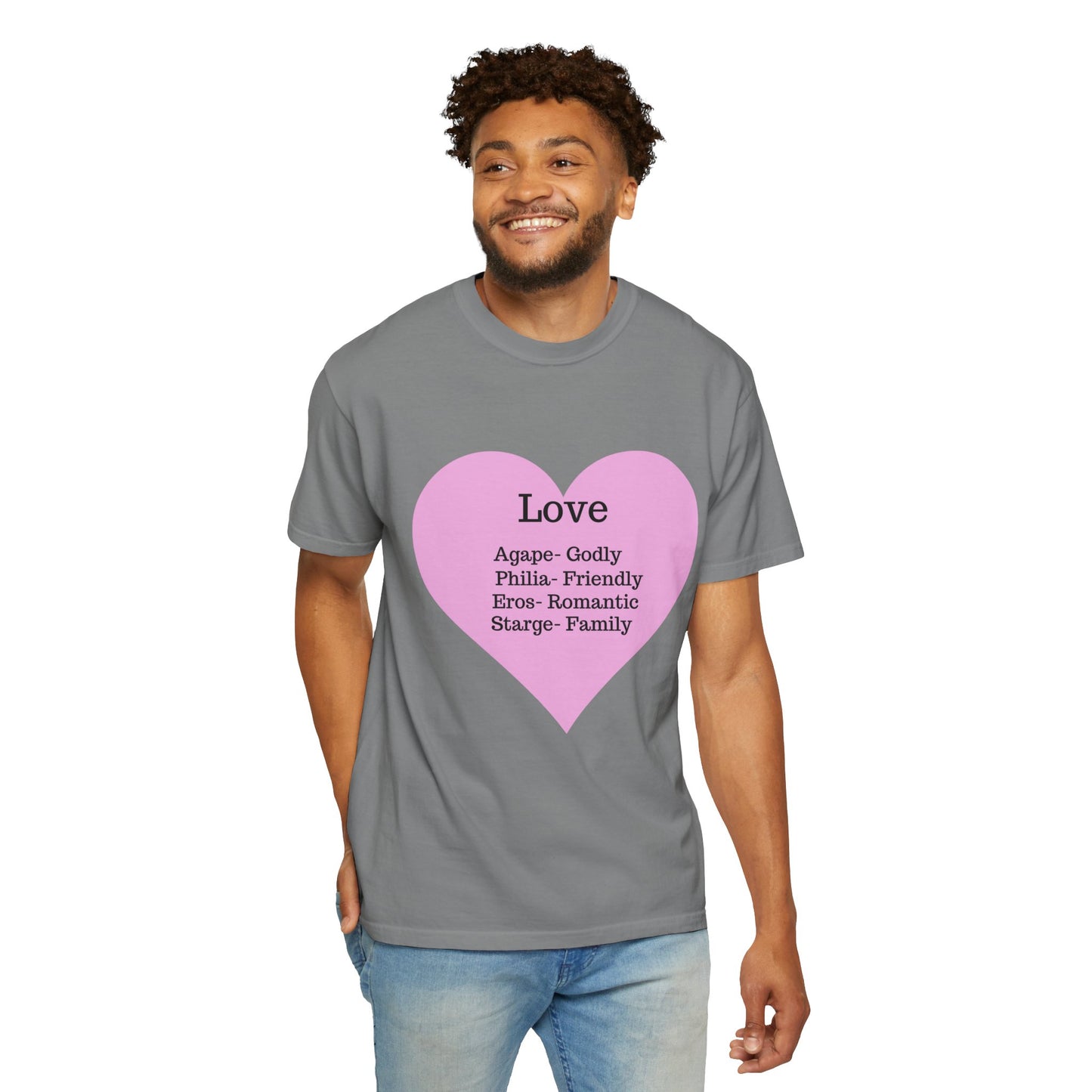 Love-Infused Unisex T-shirt: A Heartfelt Graphic Tee for All Occasions