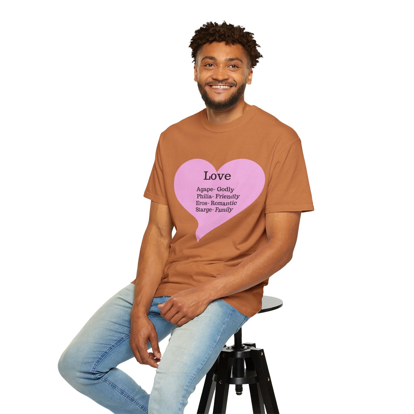 Love-Infused Unisex T-shirt: A Heartfelt Graphic Tee for All Occasions