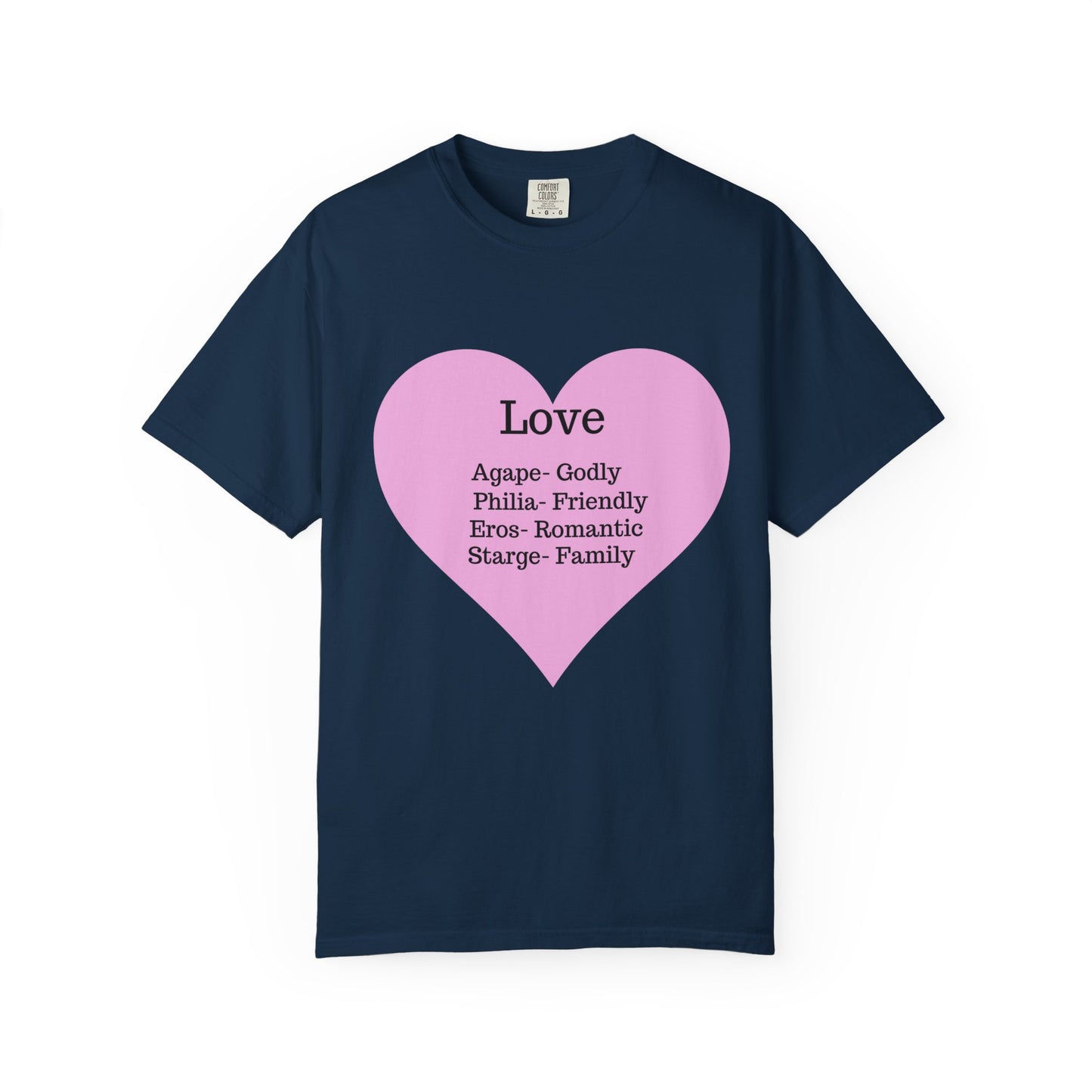 Love-Infused Unisex T-shirt: A Heartfelt Graphic Tee for All Occasions