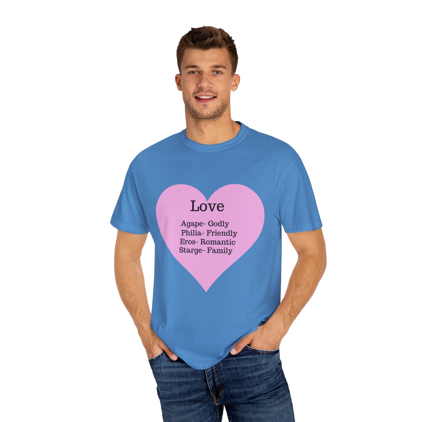 Love-Infused Unisex T-shirt: A Heartfelt Graphic Tee for All Occasions