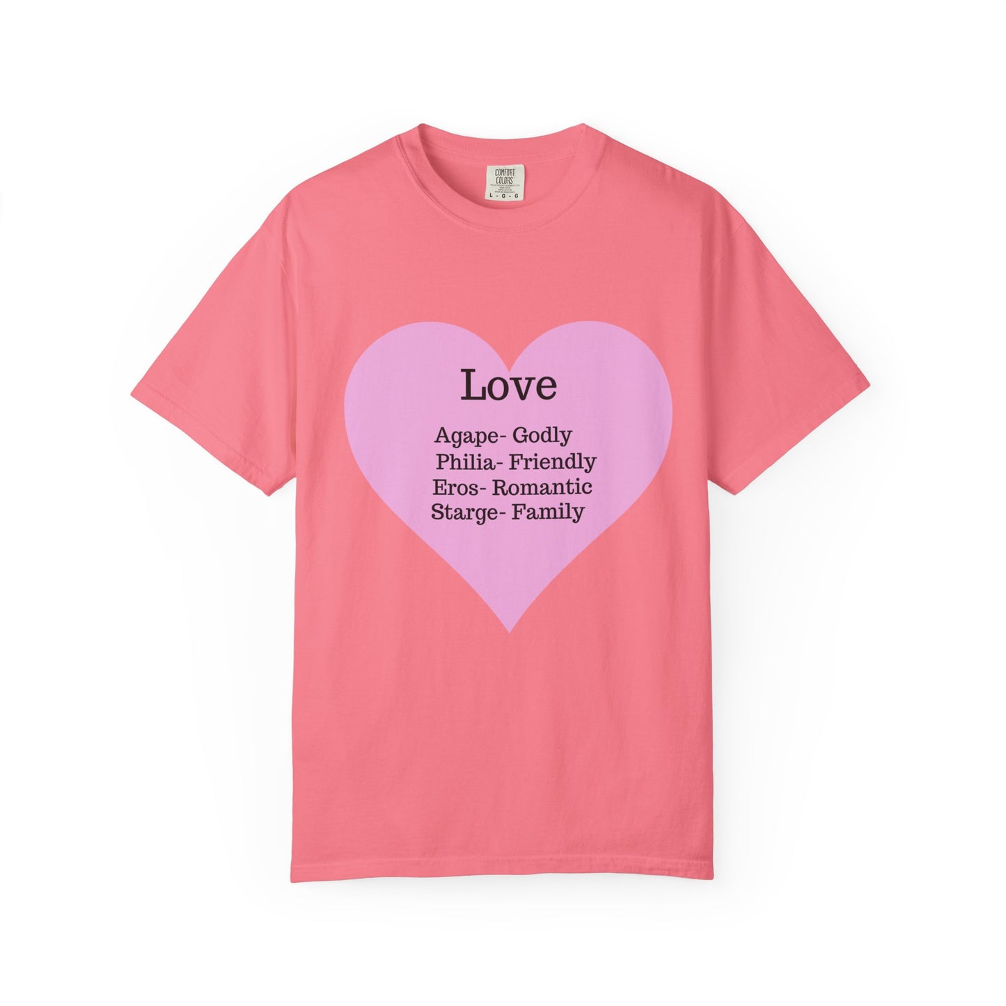 Love-Infused Unisex T-shirt: A Heartfelt Graphic Tee for All Occasions