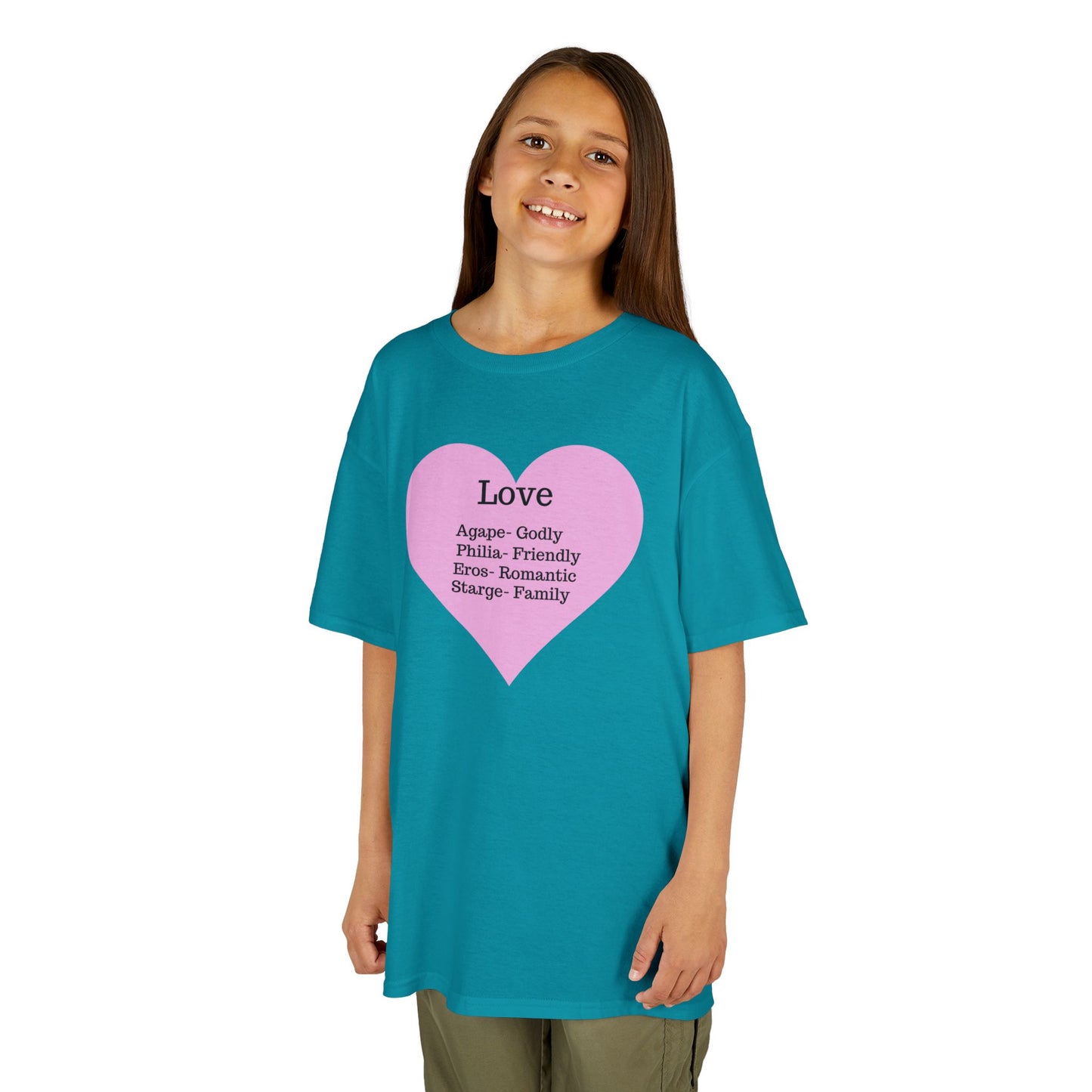 The Meaning of Love Kids T-Shirt | Heart Graphic Tee