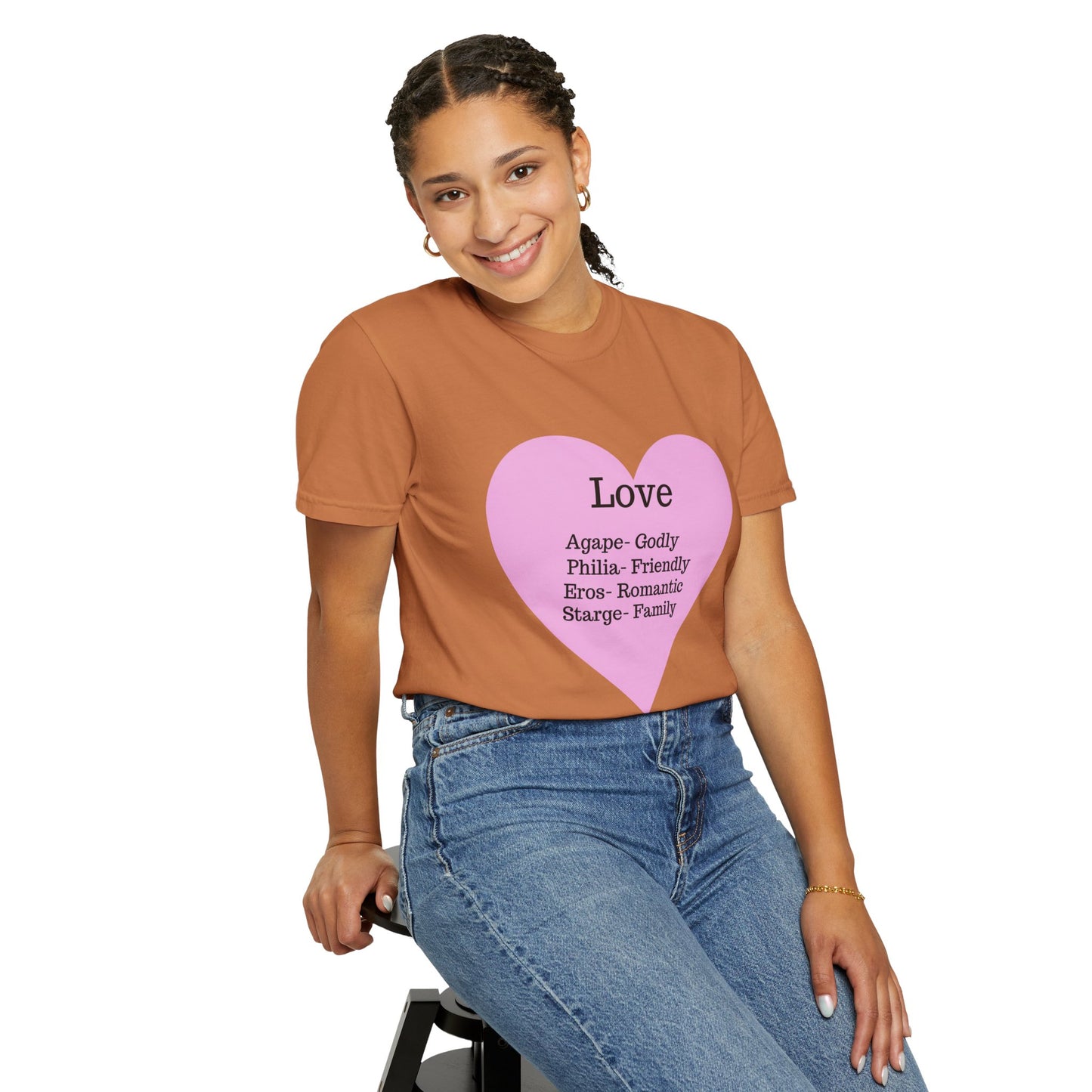 Love-Infused Unisex T-shirt: A Heartfelt Graphic Tee for All Occasions